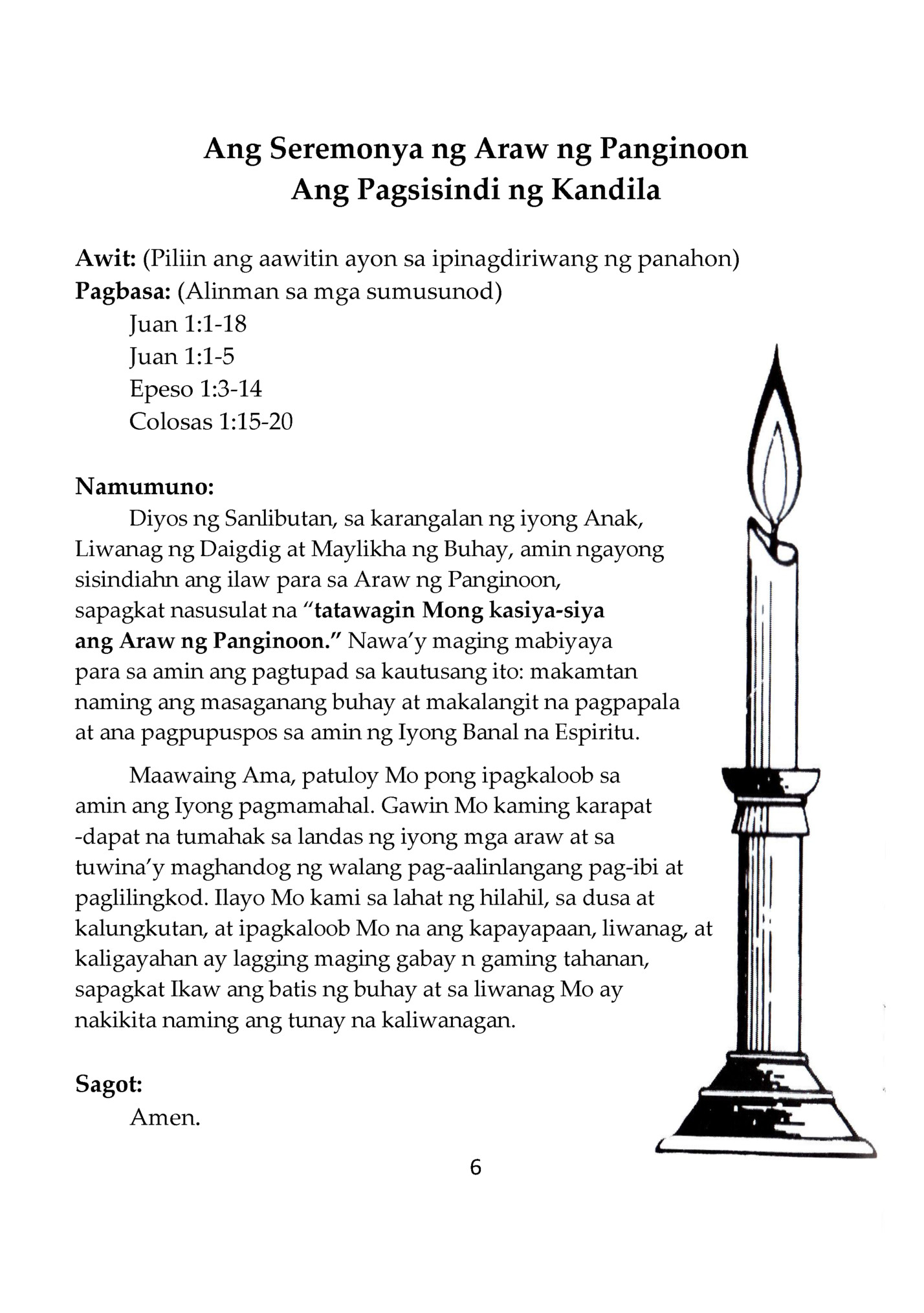 Ang Seremonya ng Araw ng Panginoon