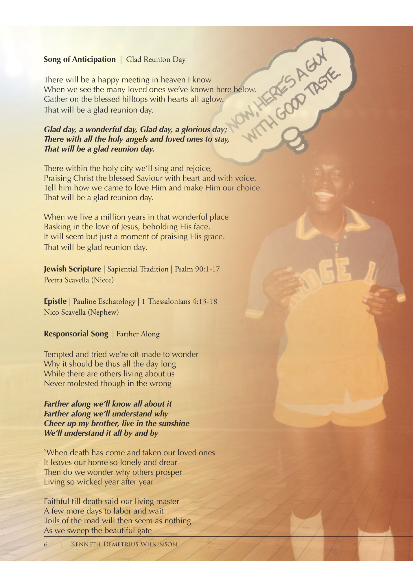 Song of Anticipation | Glad Reunion Day Song of Anticipation | Glad Reunion Day