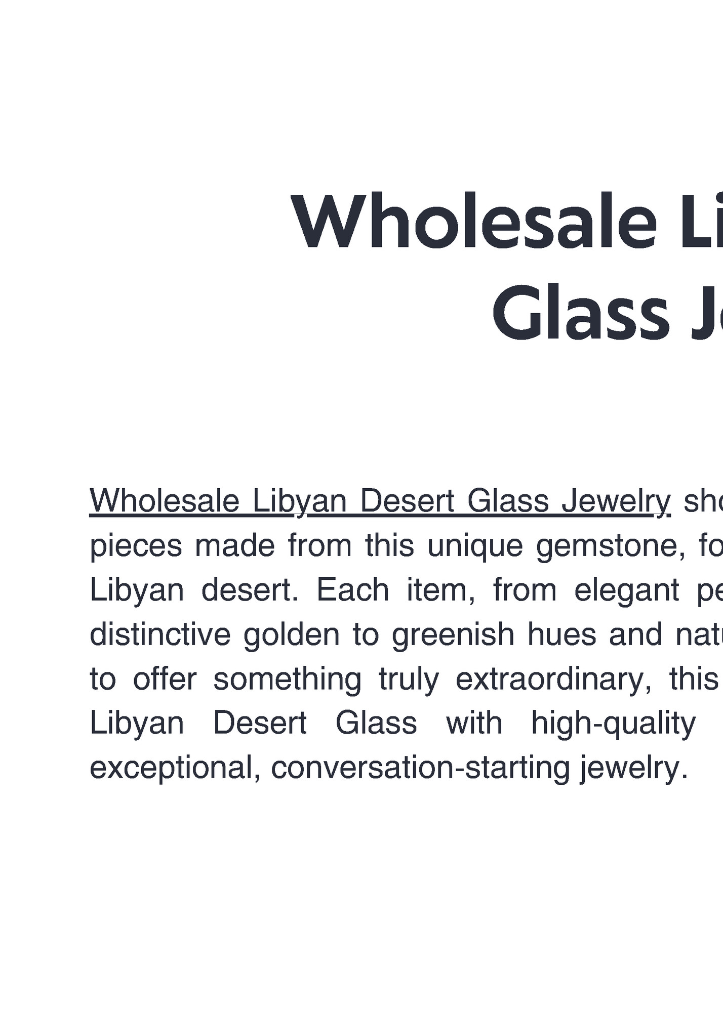 Wholesale Libyan Desert