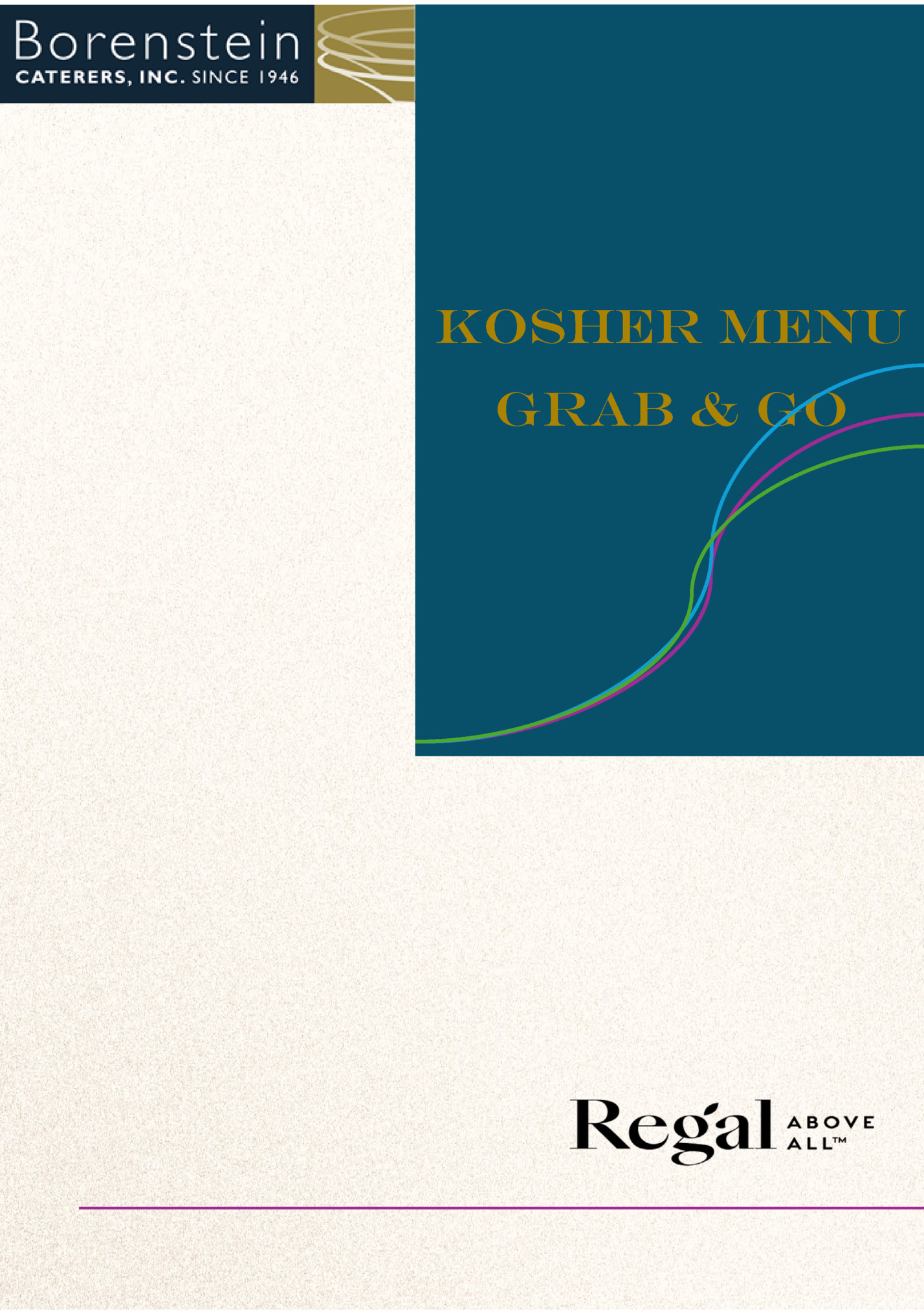 Kosher menu