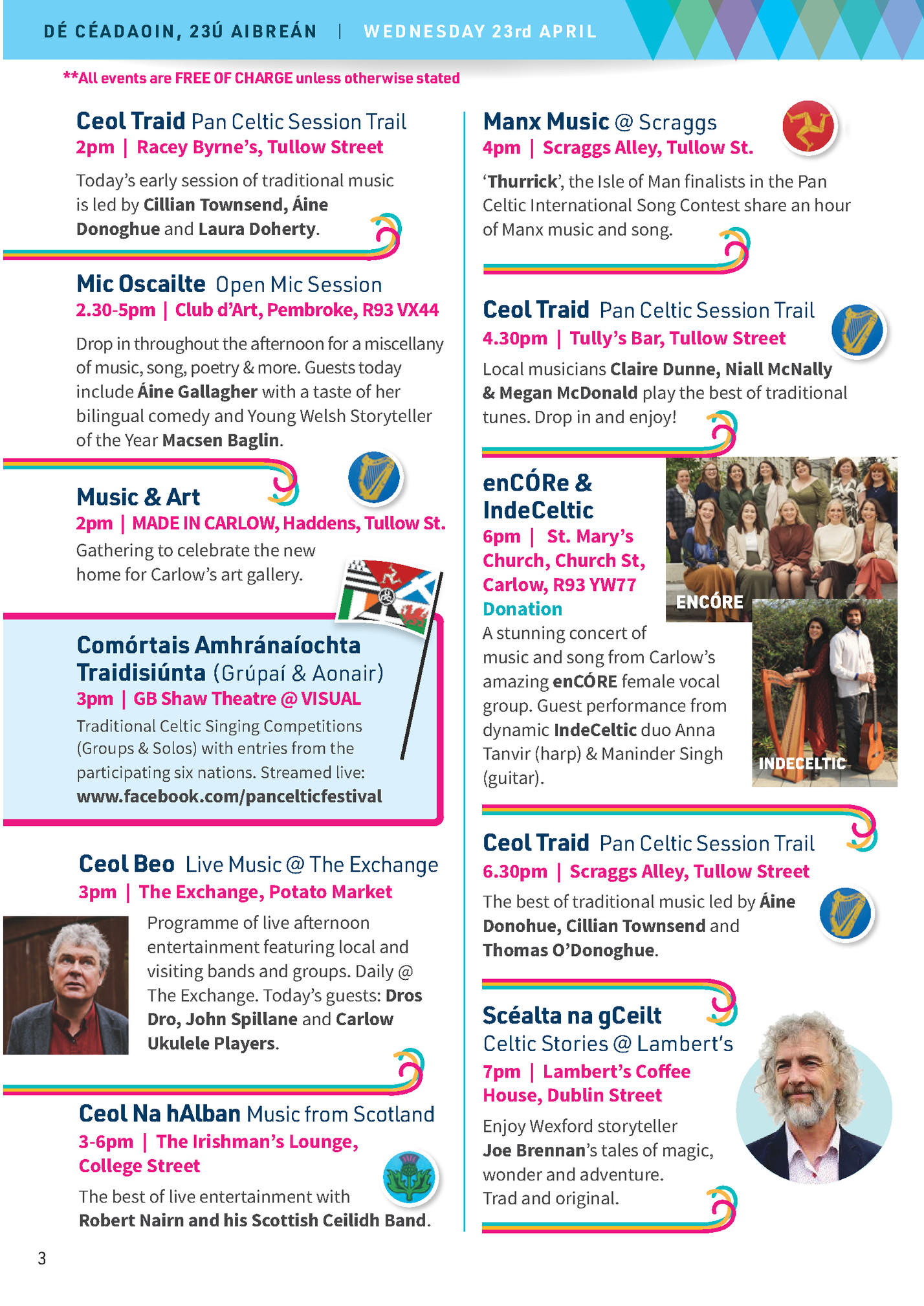 D É C É A D A O I N , 2 3Ú A I B R E Á N