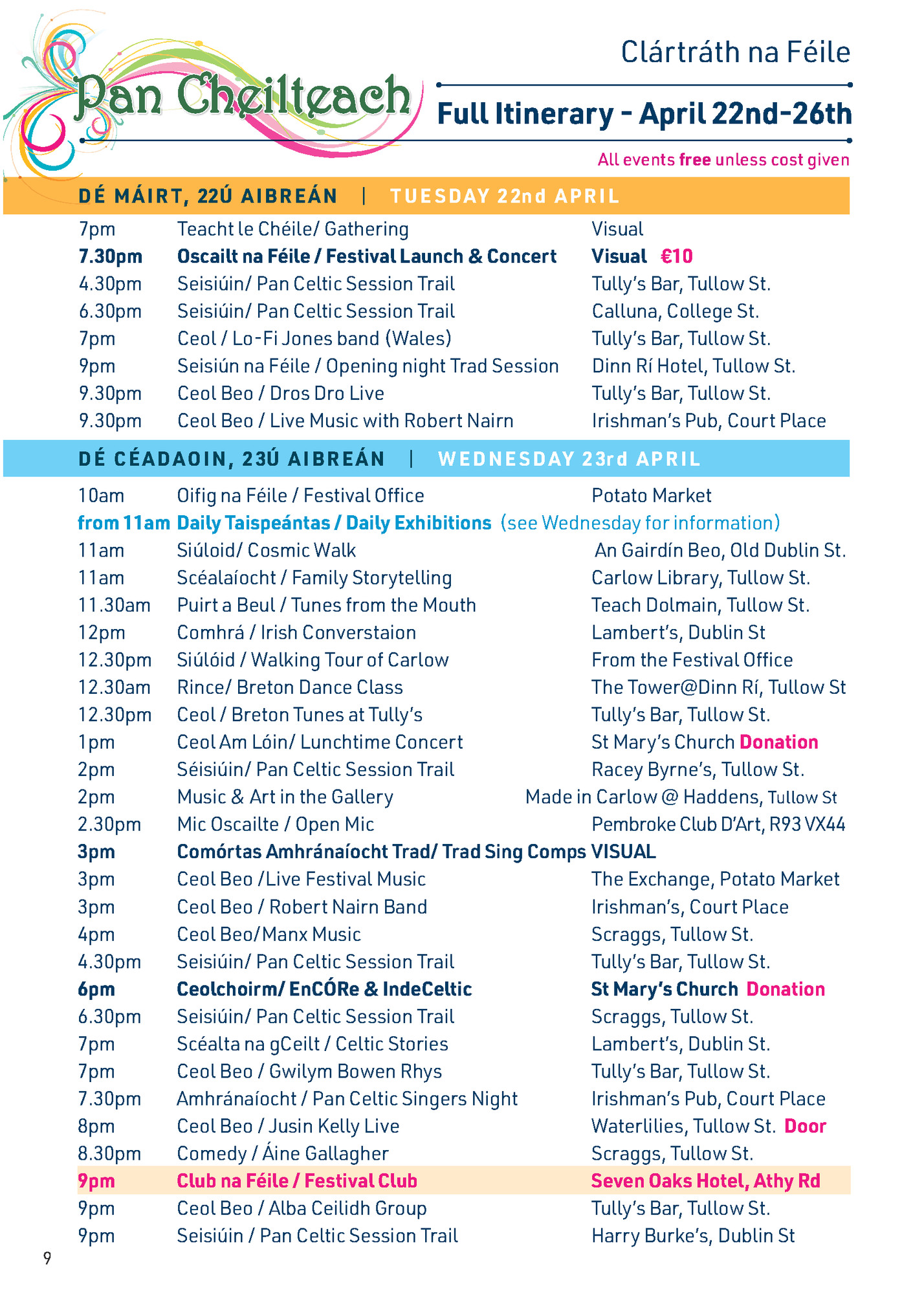 Clártráth na Féile