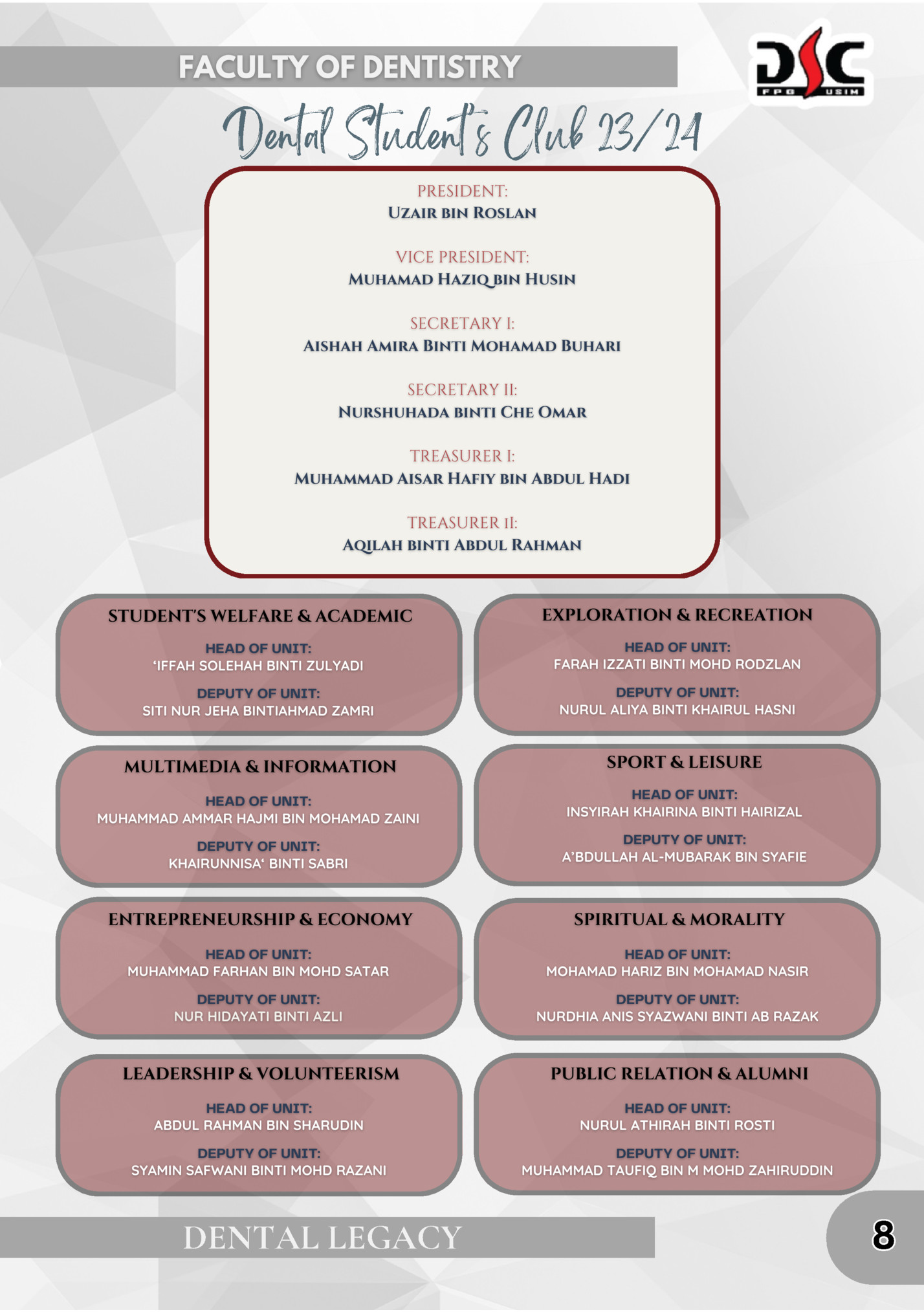 Dental Student’s Club 23/24