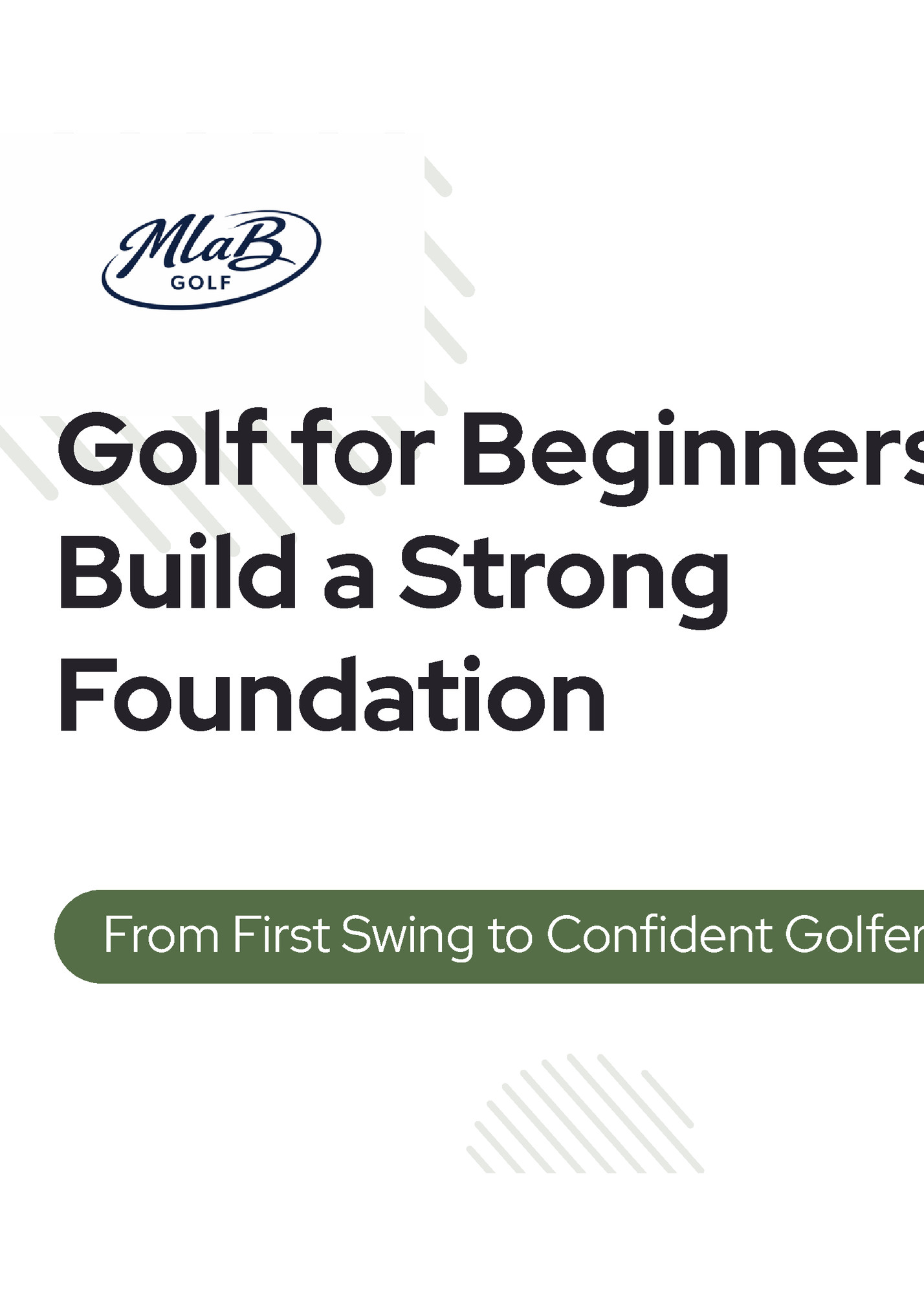 Golf for Beginners: