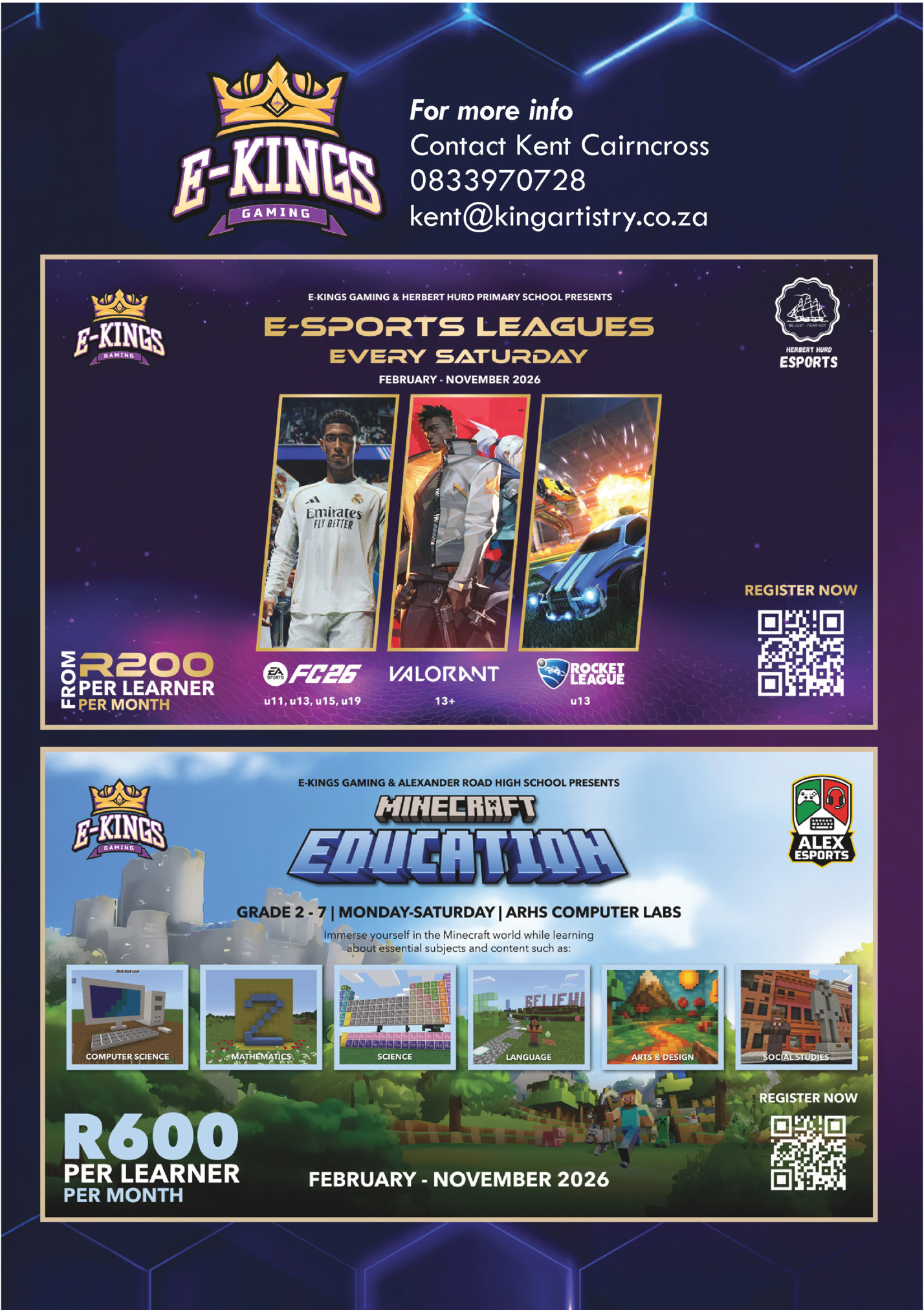 For more info