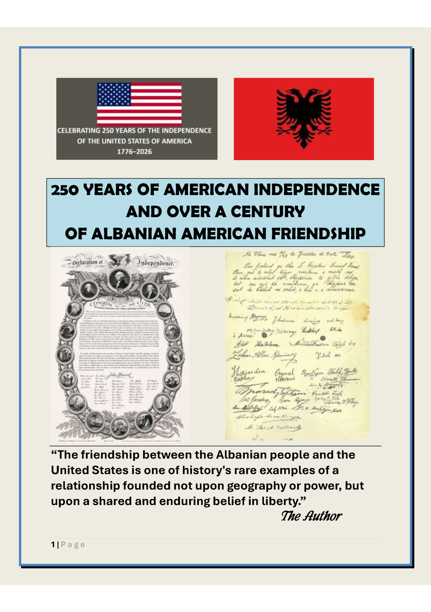 250 YEARS OF AMERICAN INDEPENDENCE 250 YEARS OF AMERICAN INDEPENDENCE
