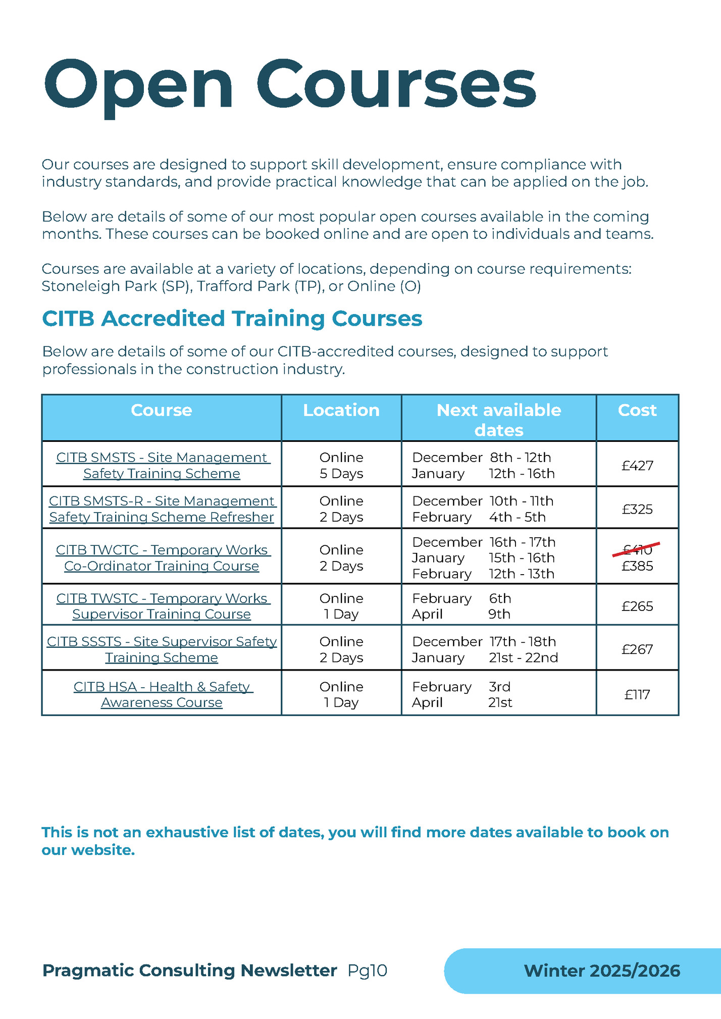 Open Courses Open Courses