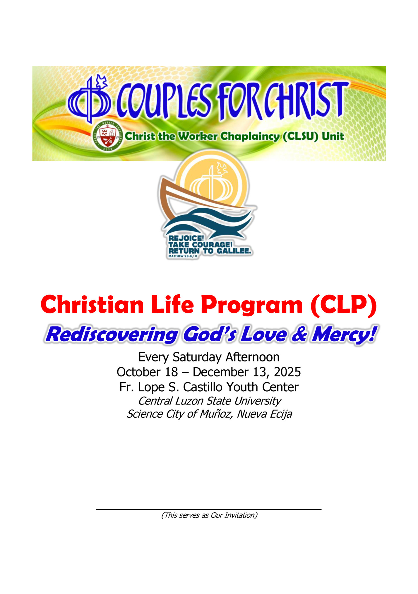 Christian Life Program (CLP) Christian Life Program (CLP)