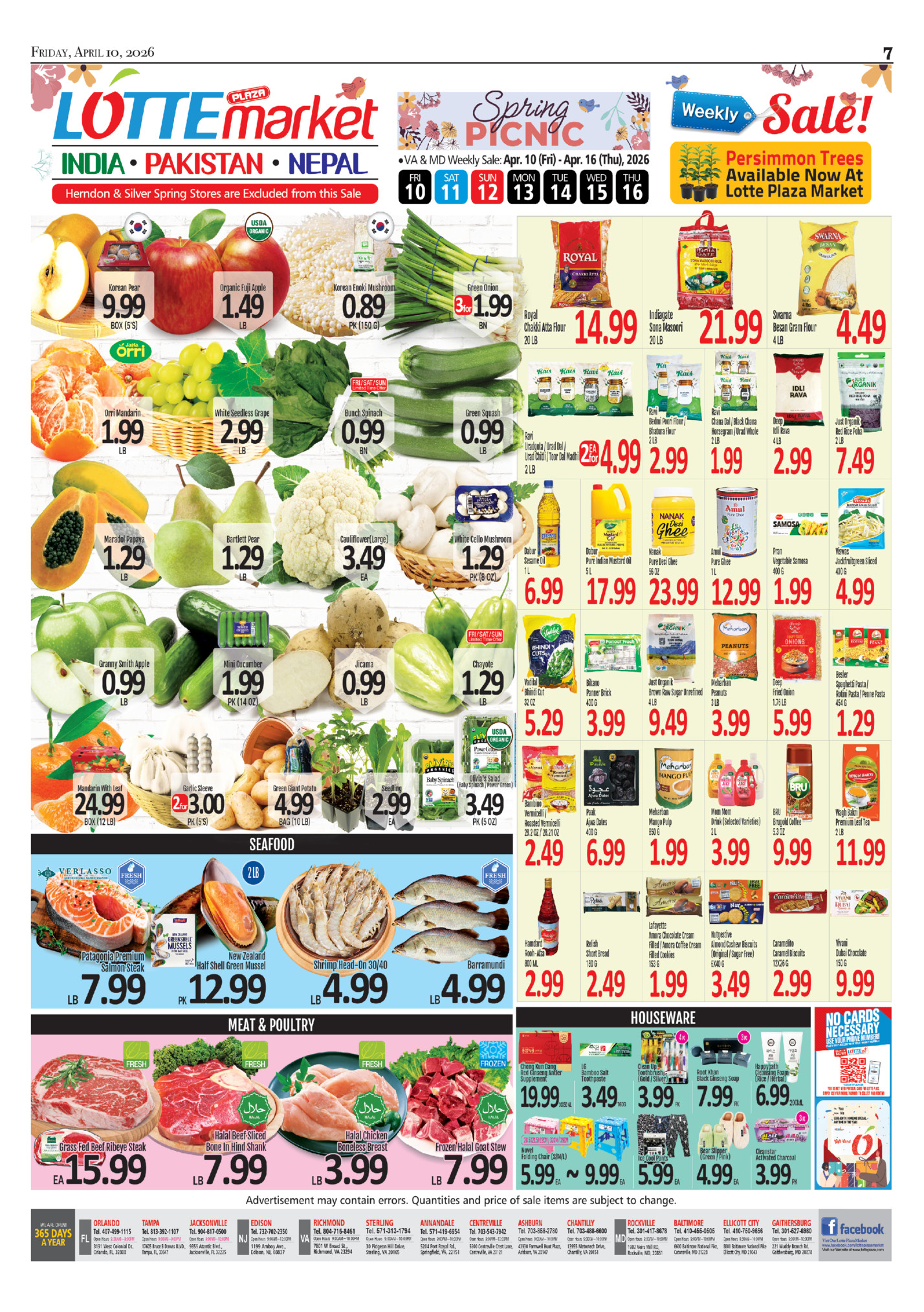 Friday, April 10, 2026