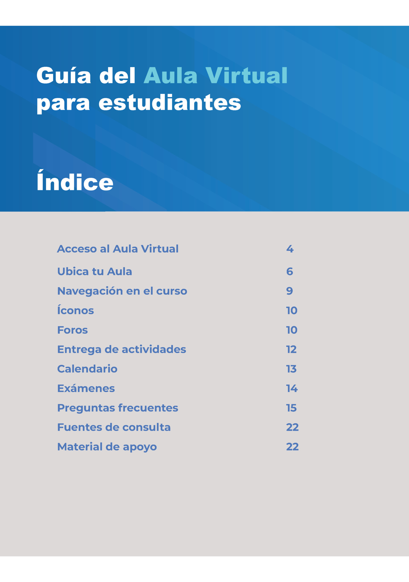 Guía del Aula Virtual Guía del Aula Virtual