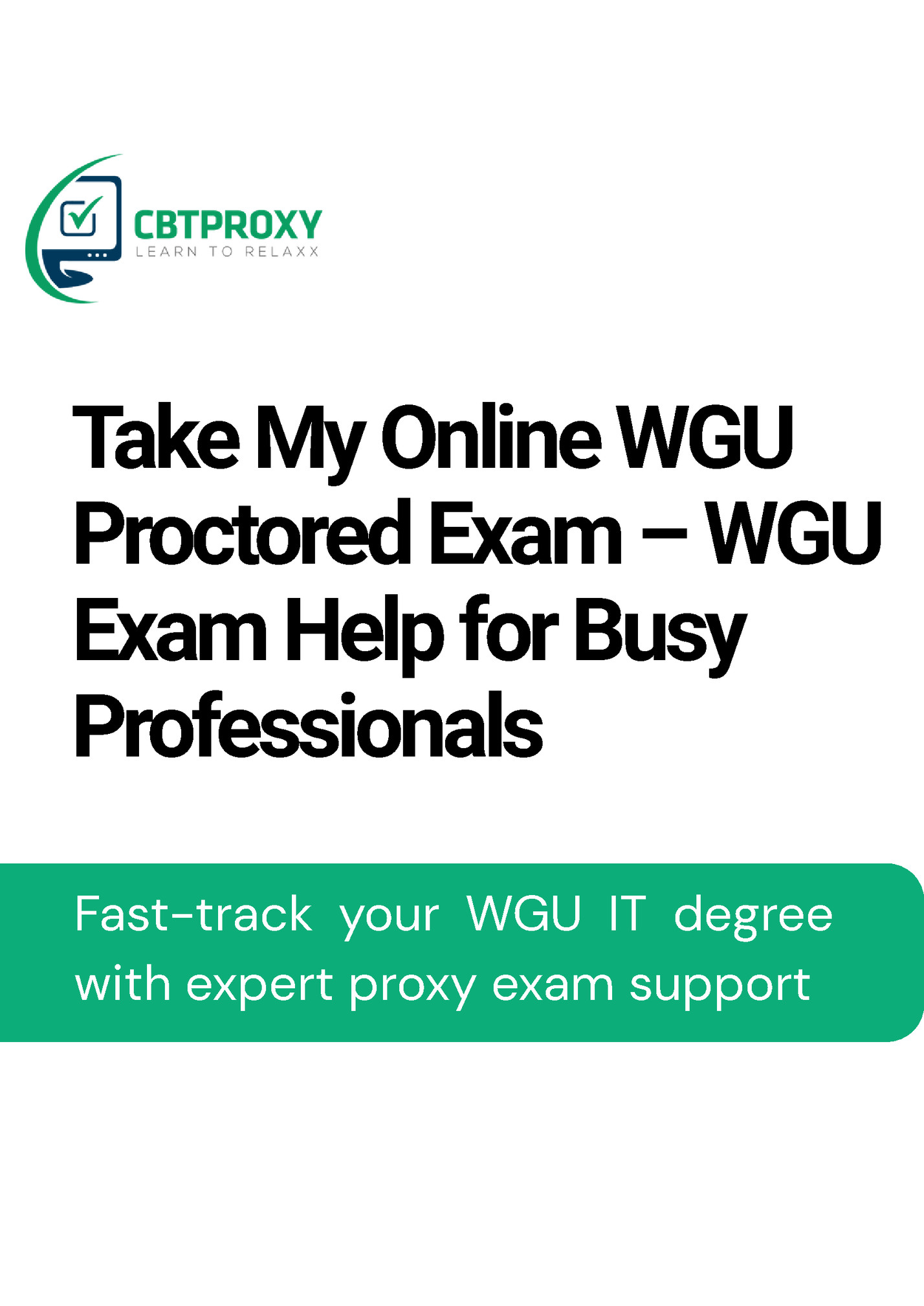 Take My Online WGU Take My Online WGU