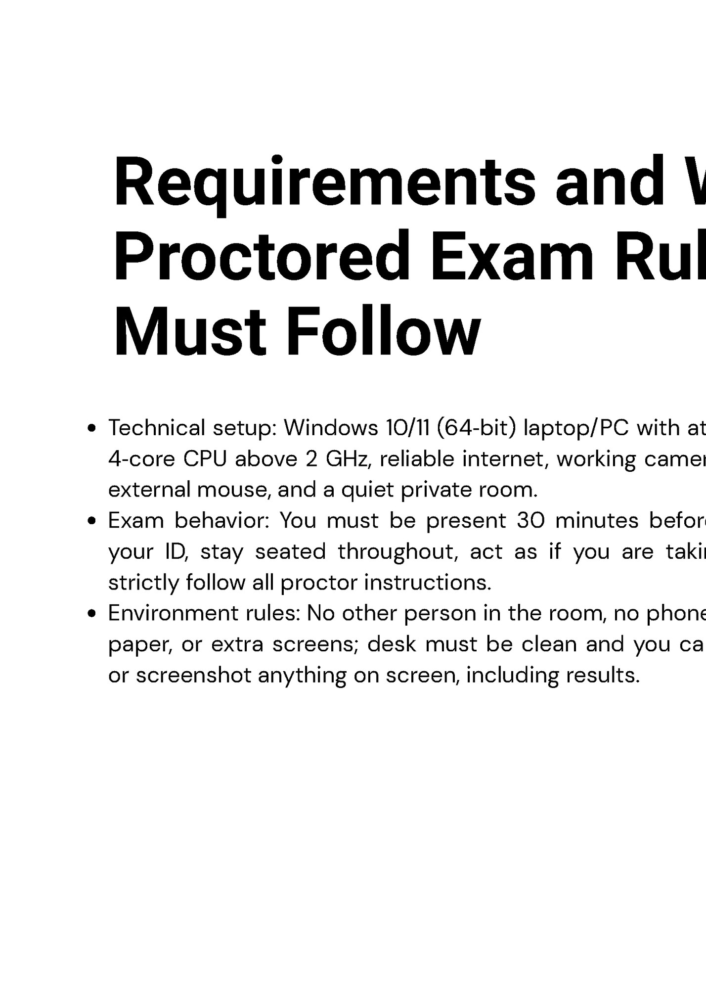 Requirements and WGU Requirements and WGU
