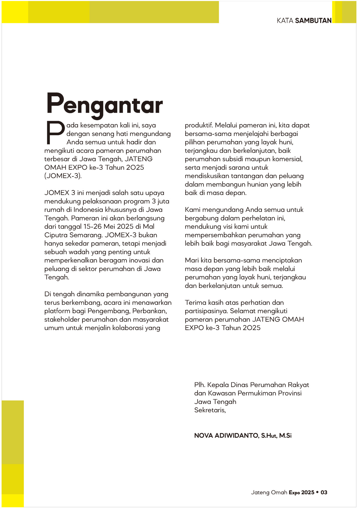 KATA SAMBUTAN