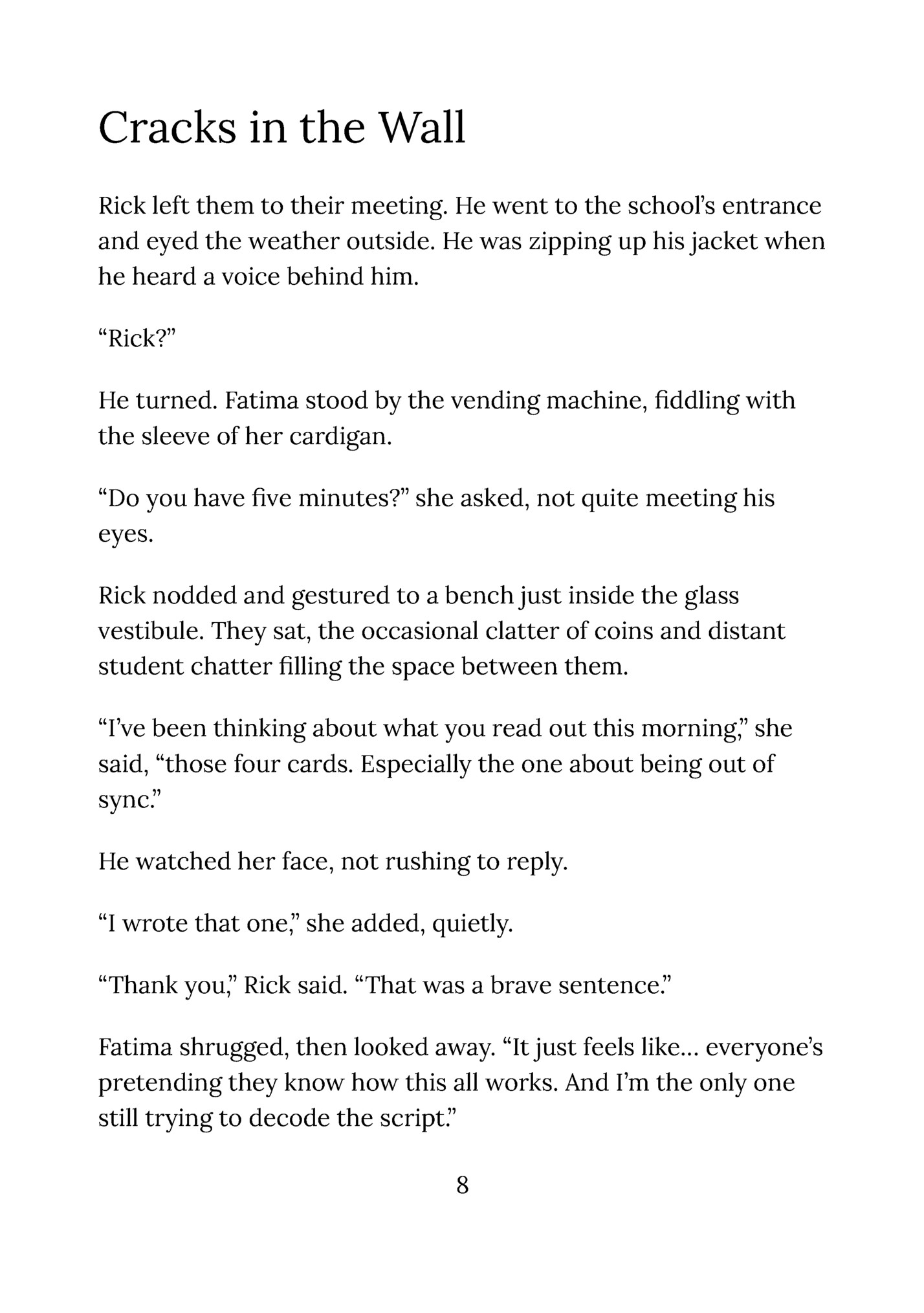 Cracks in the Wall Cracks in the Wall