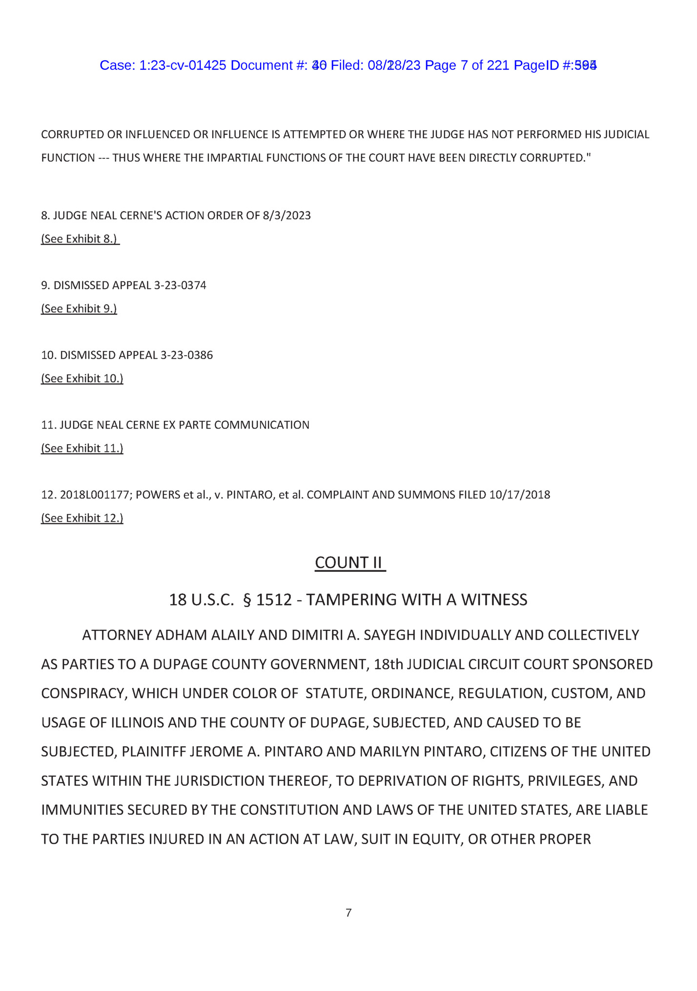 Case: 1:23-cv-01425 Document #: 36 Filed: 08/18/23 Page 7 of 221 PageID #:365