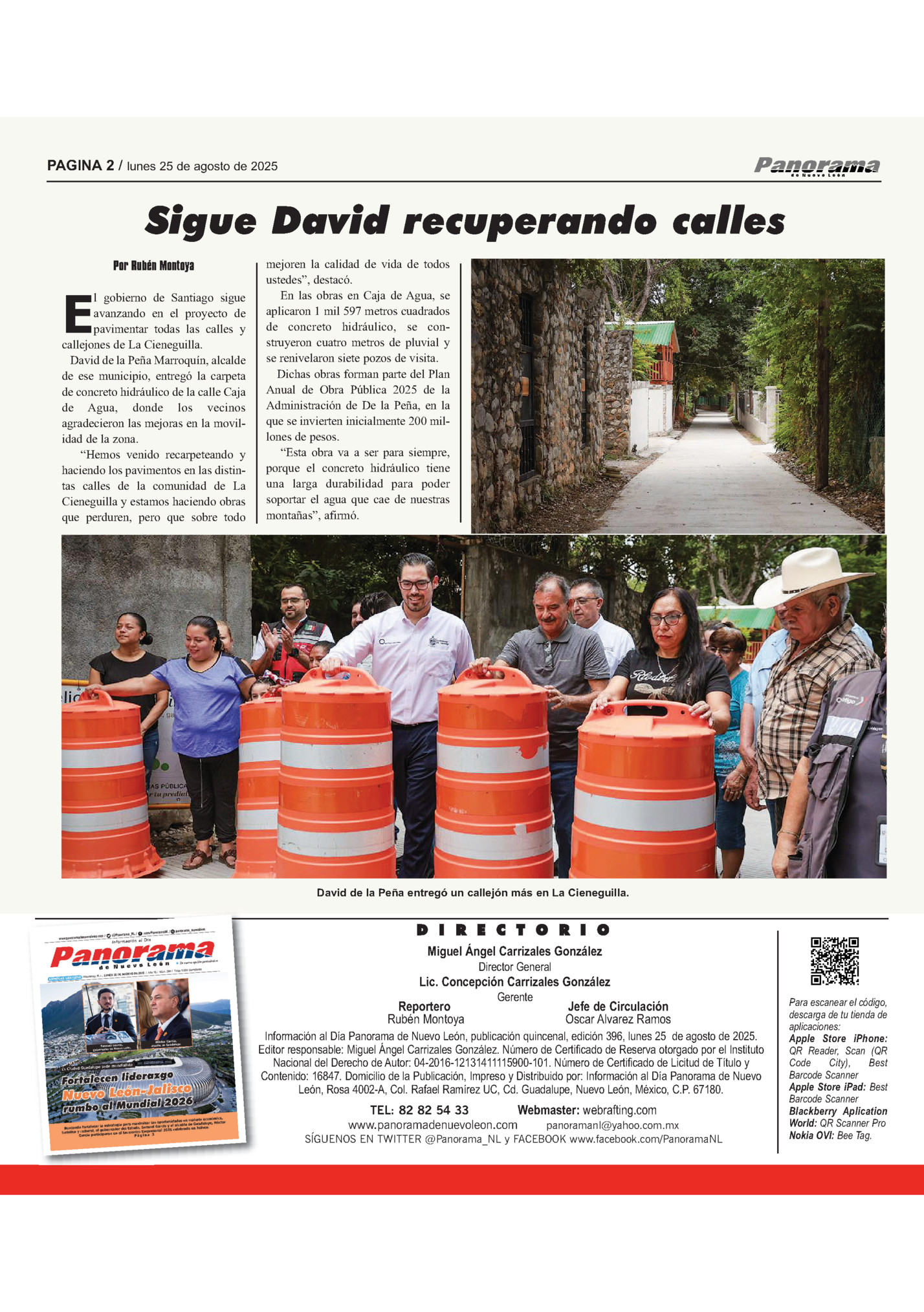PAGINA 2 / lunes 25 de agosto de 2025