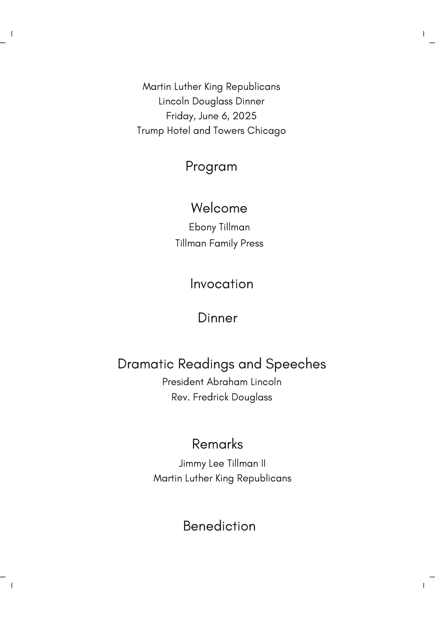 Martin Luther King Republicans