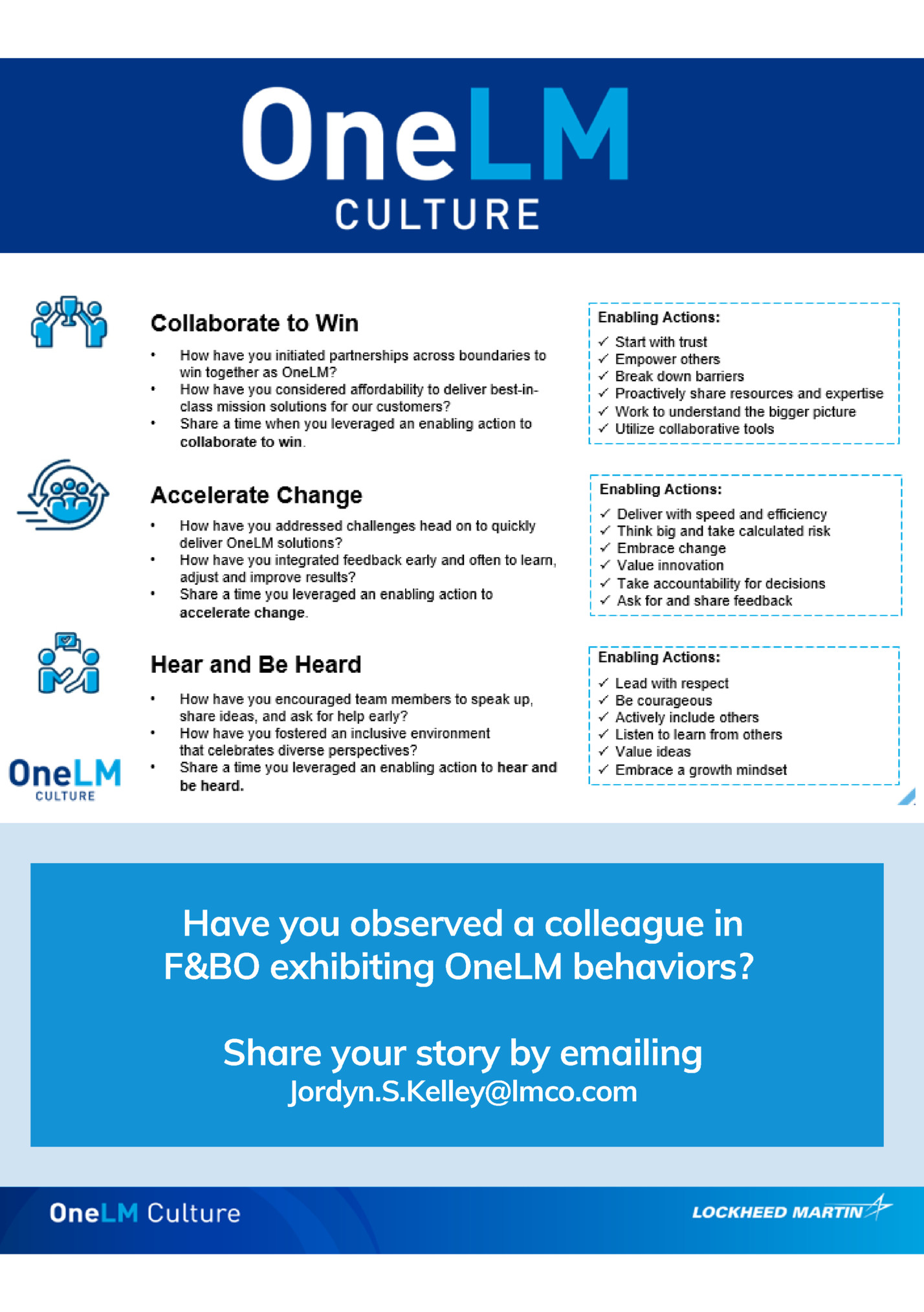 Have you observed a colleague in