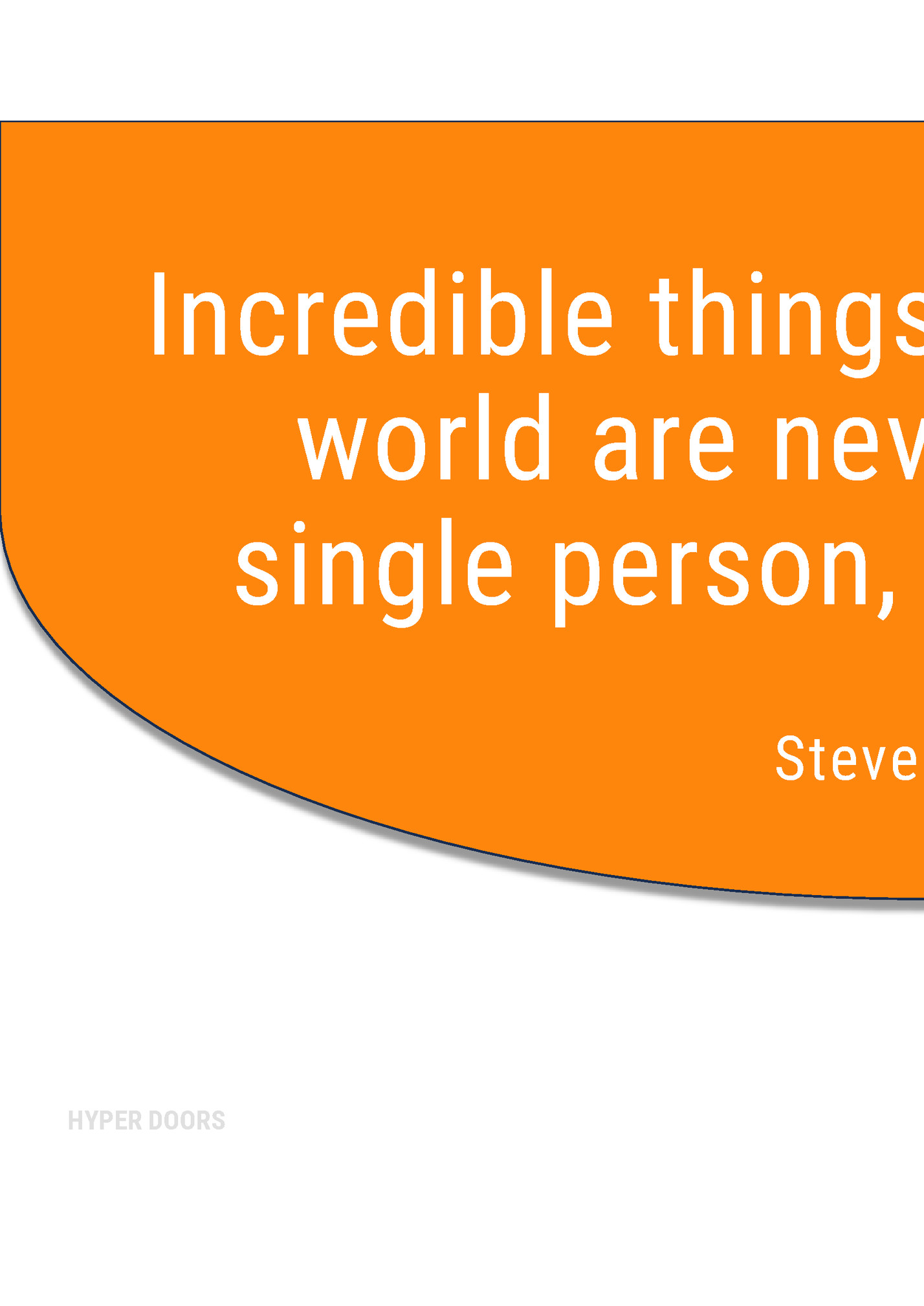 Incredible things in the business