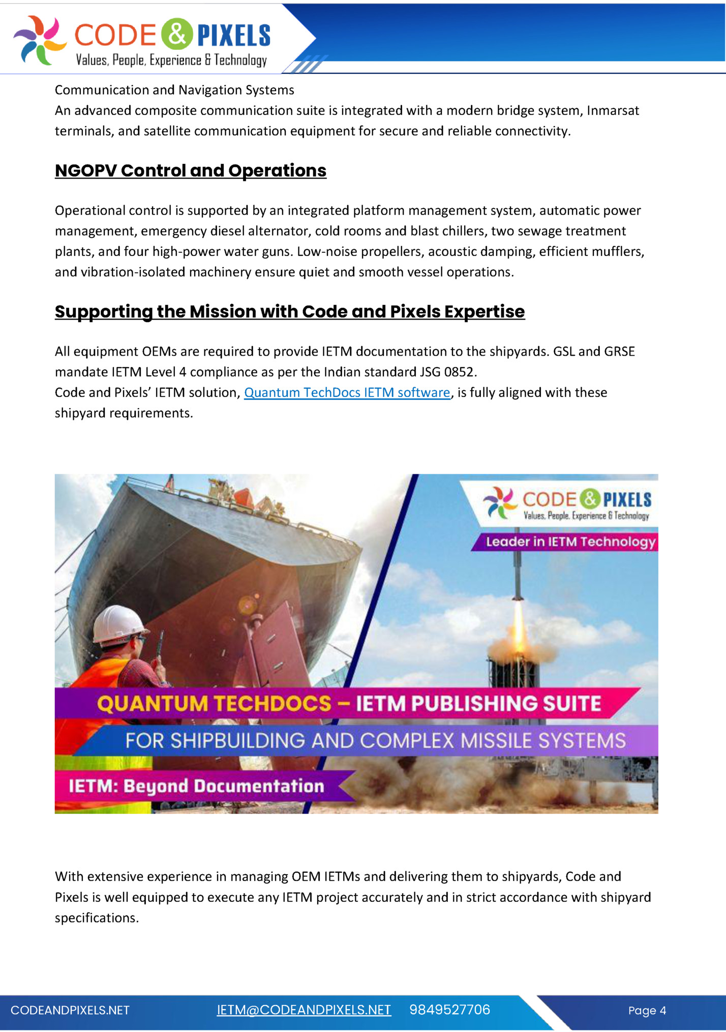 Communication and Navigation Systems Communication and Navigation Systems