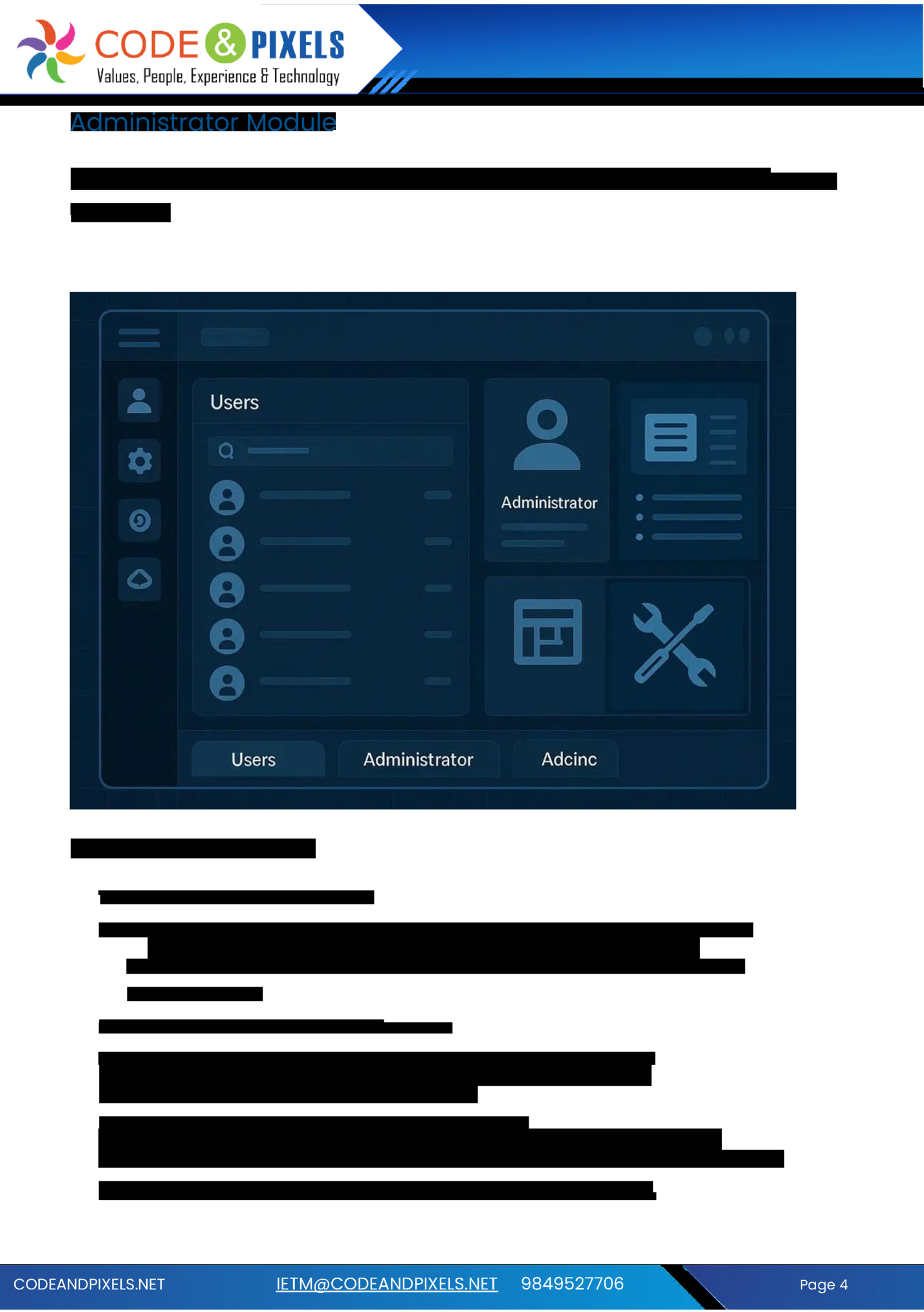 Administrator Module