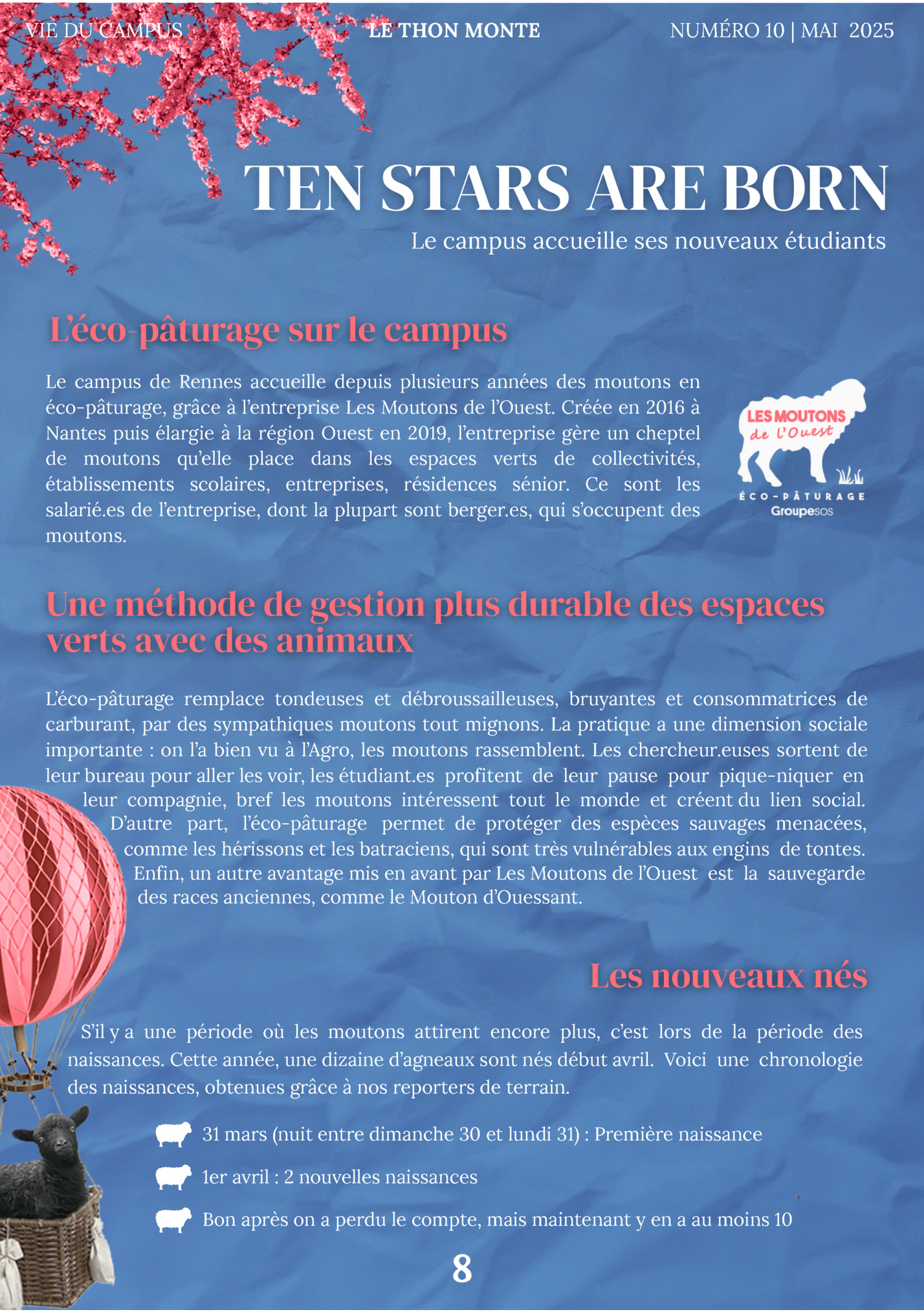 VIE DU CAMPUS