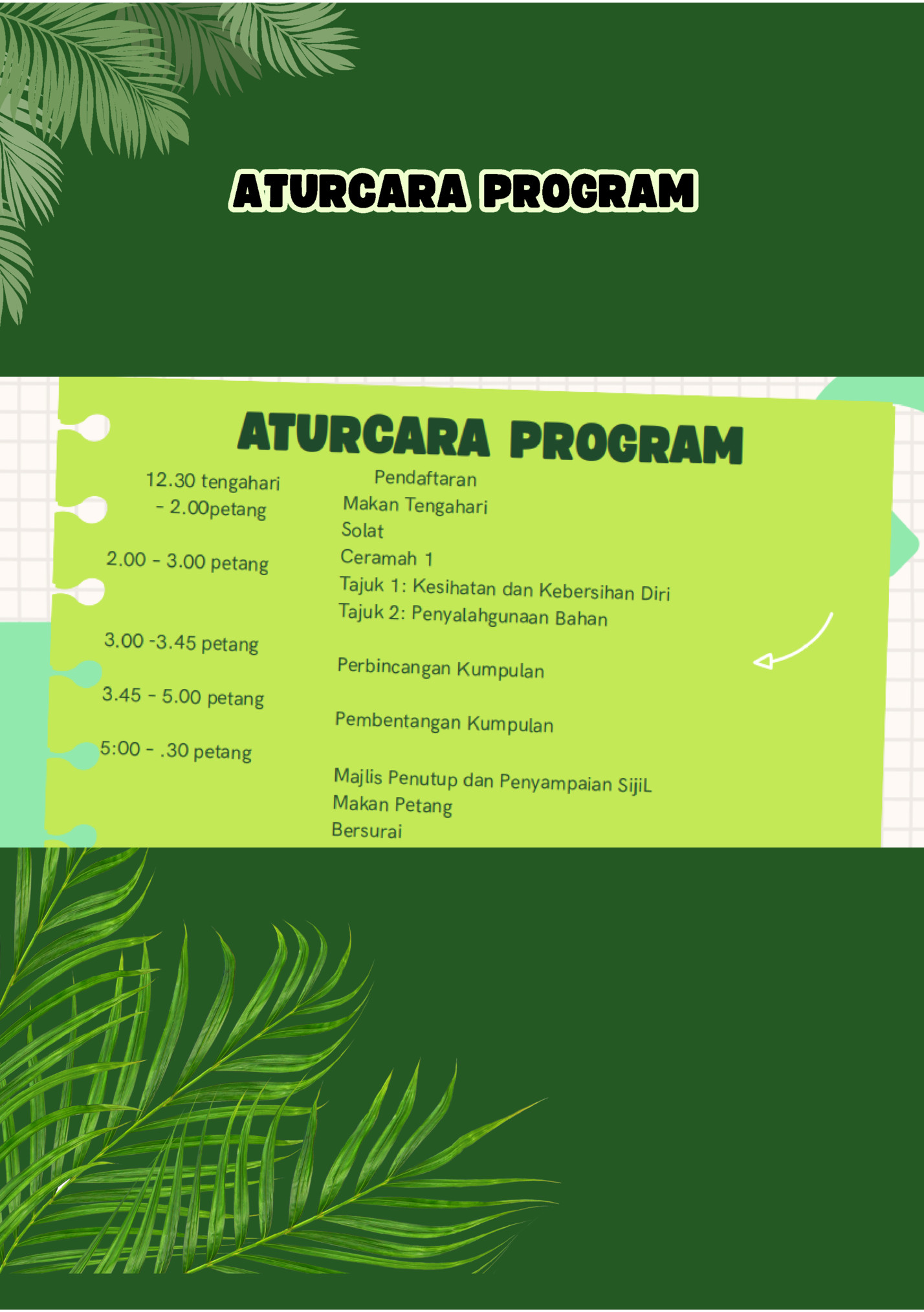 ATURCARA PROGRAM ATURCARA PROGRAM