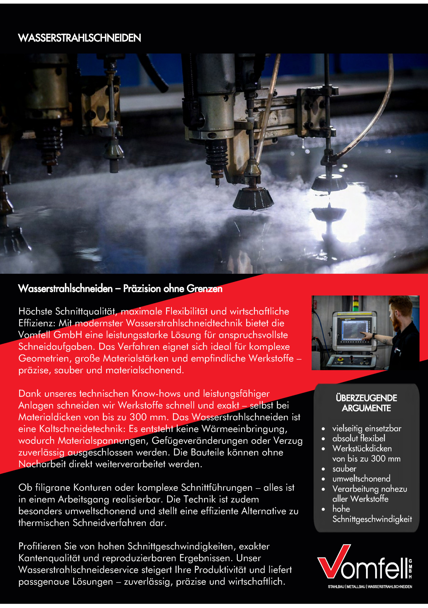 WASSERSTRAHLSCHNEIDEN