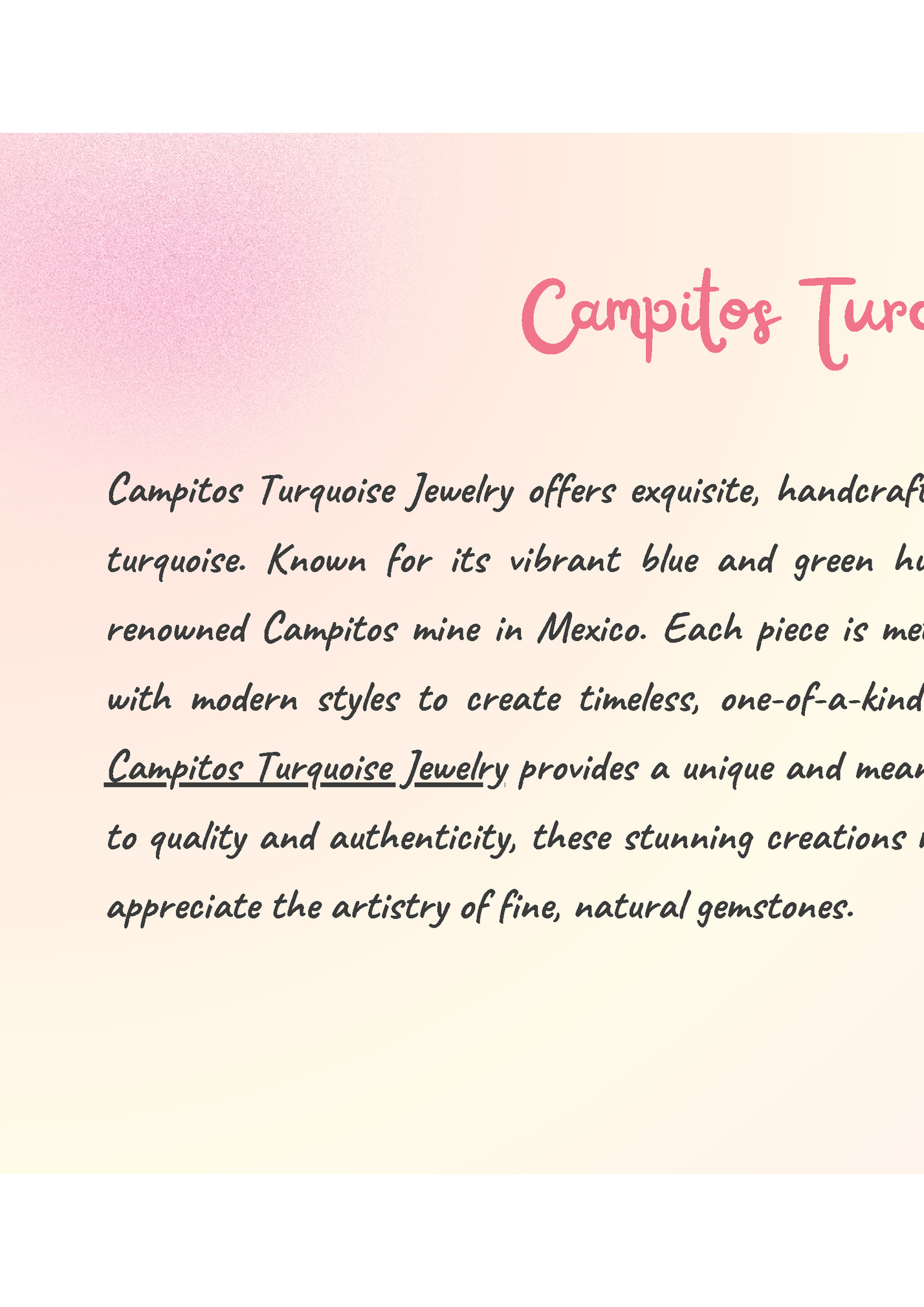 Campitos Turquoise Jewelry Campitos Turquoise Jewelry