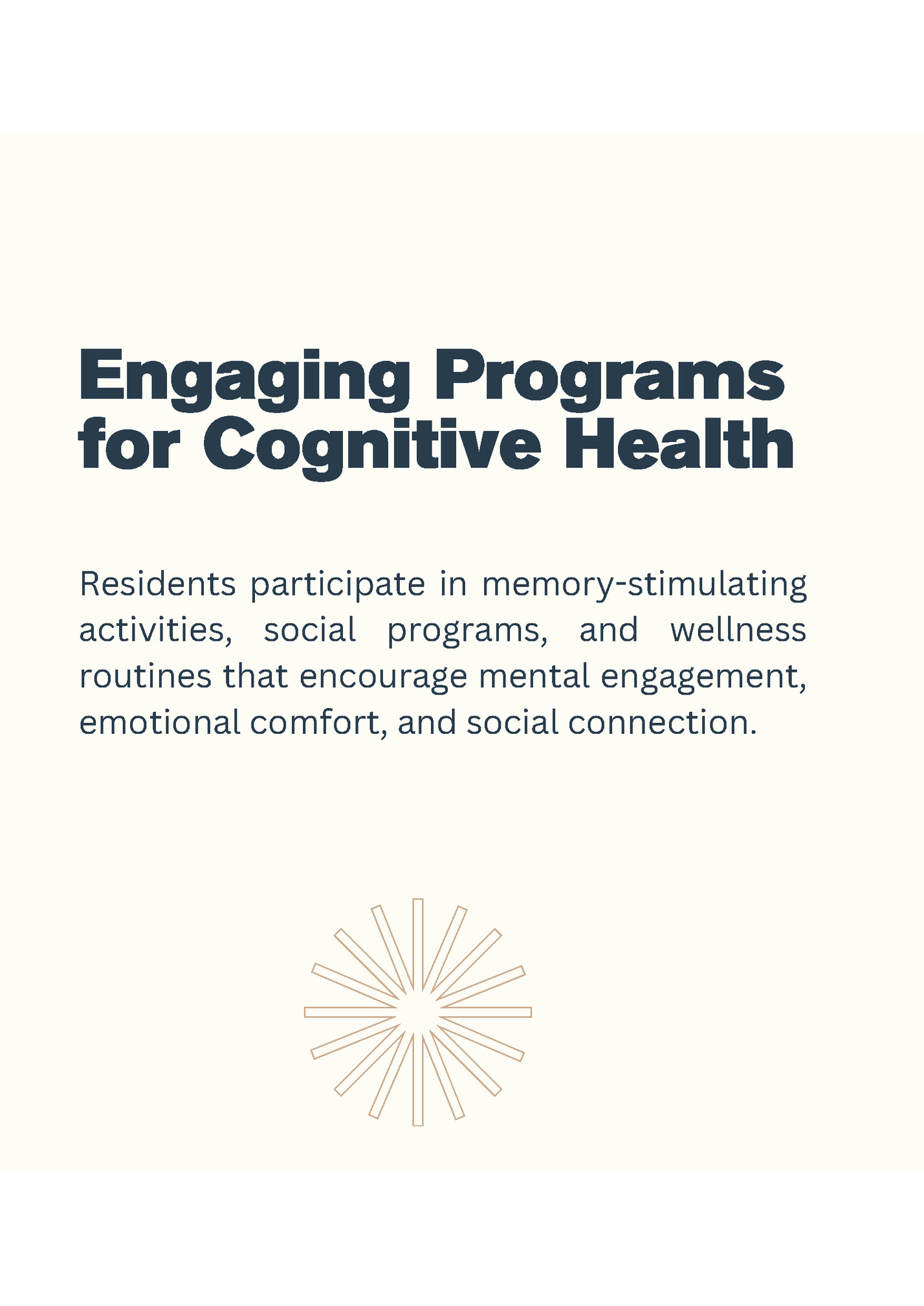 Engaging Programs