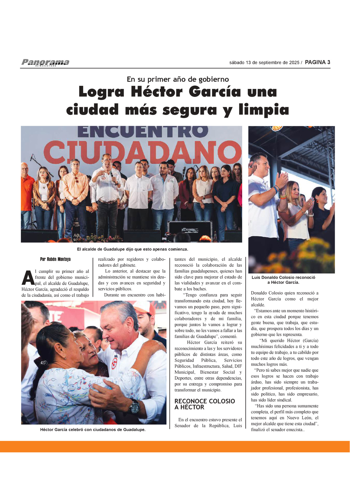 sábado 13 de septiembre de 2025 / PAGINA 3
