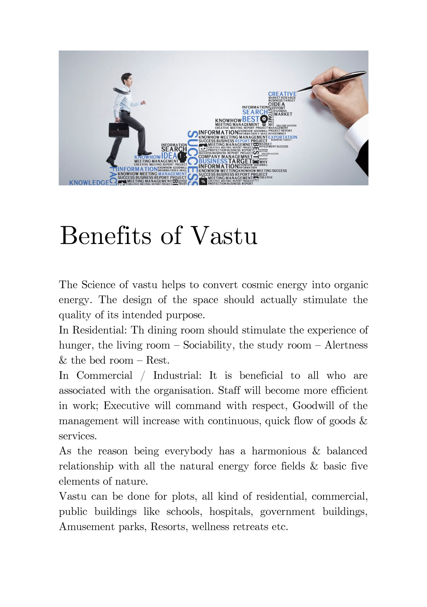 Benefits of Vastu