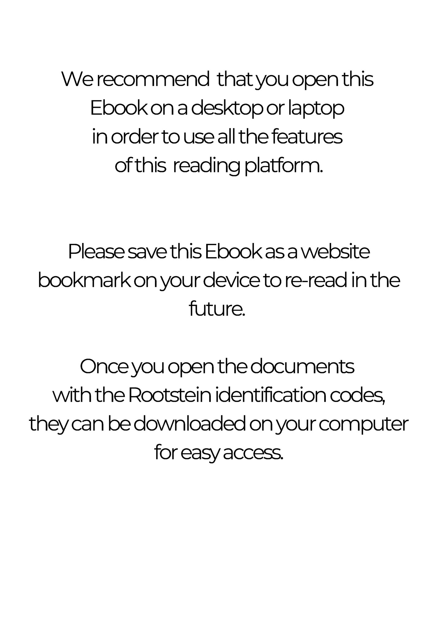 We recommend that you open this