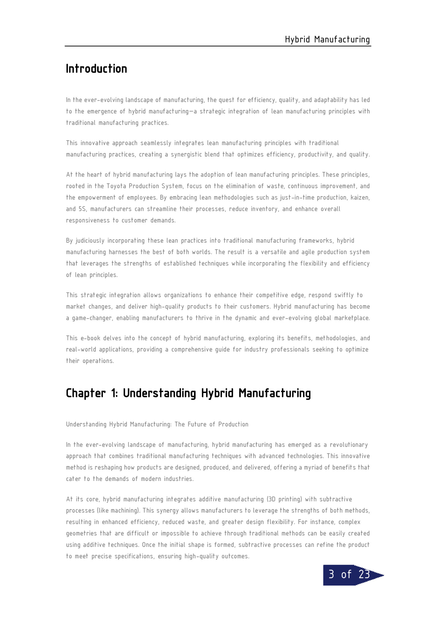 Hybrid Manufacturing