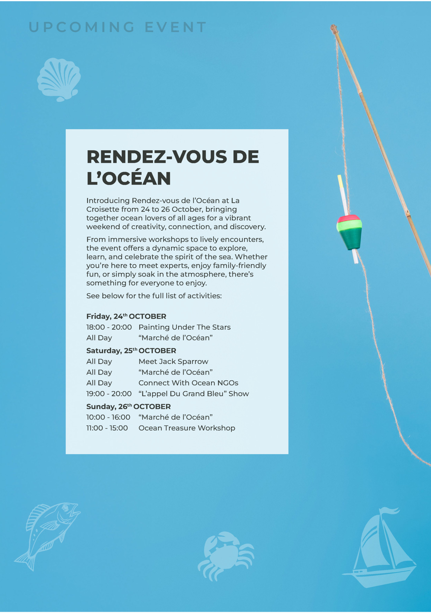 UPCOMING EVENT