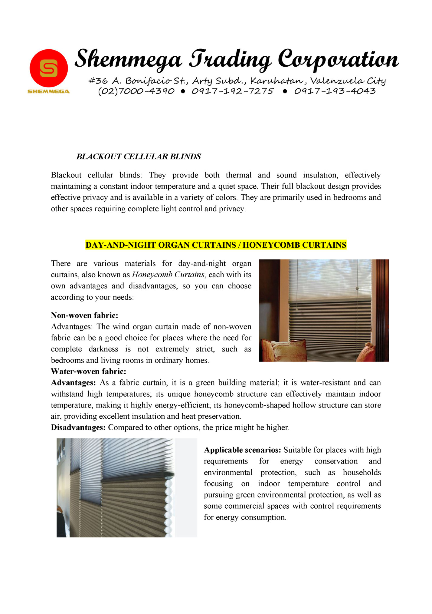 BLACKOUT CELLULAR BLINDS