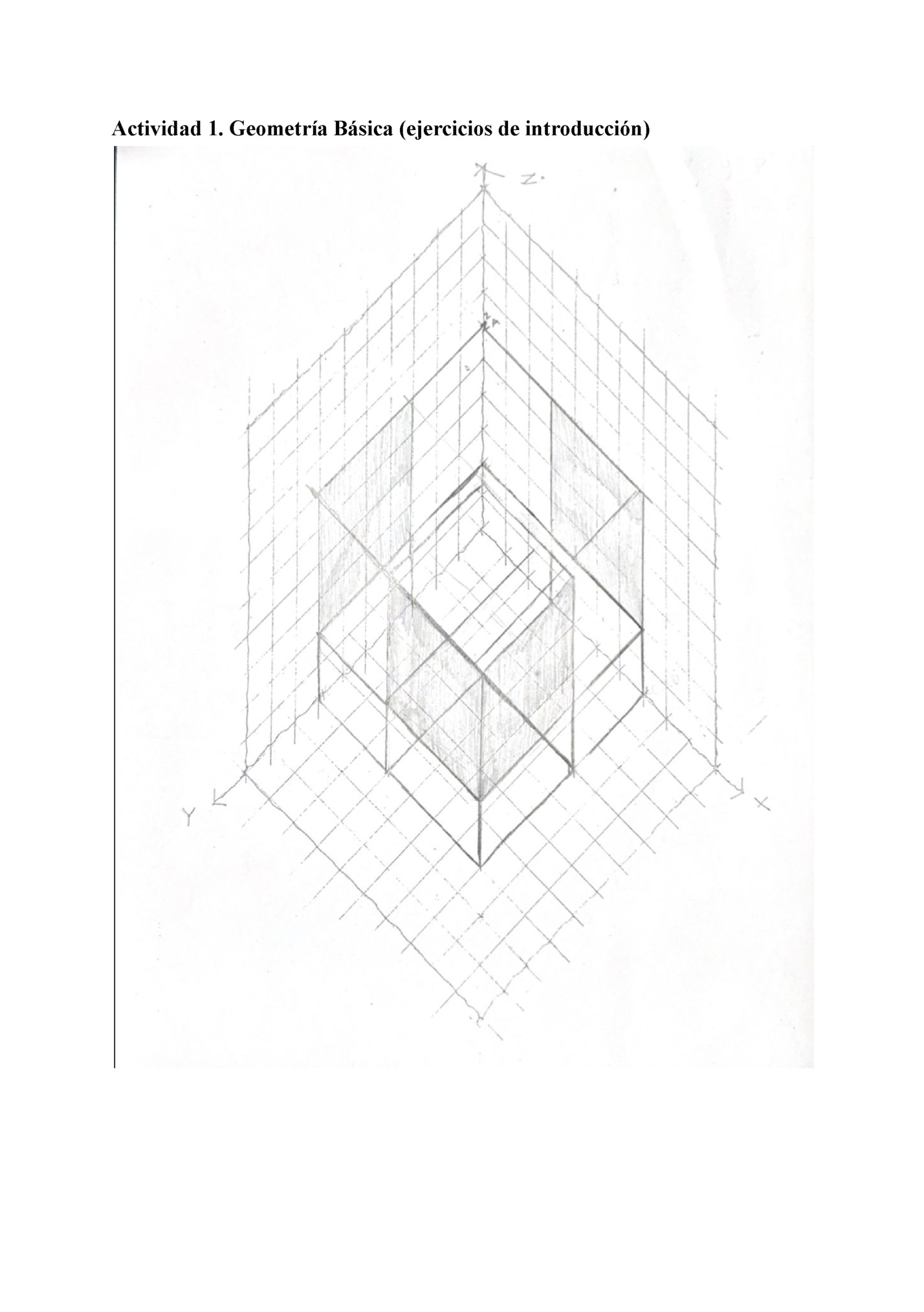 Actividad 1. Geometría Básica (ejercicios de introducción) Actividad 1. Geometría Básica (ejercicios de introducción)