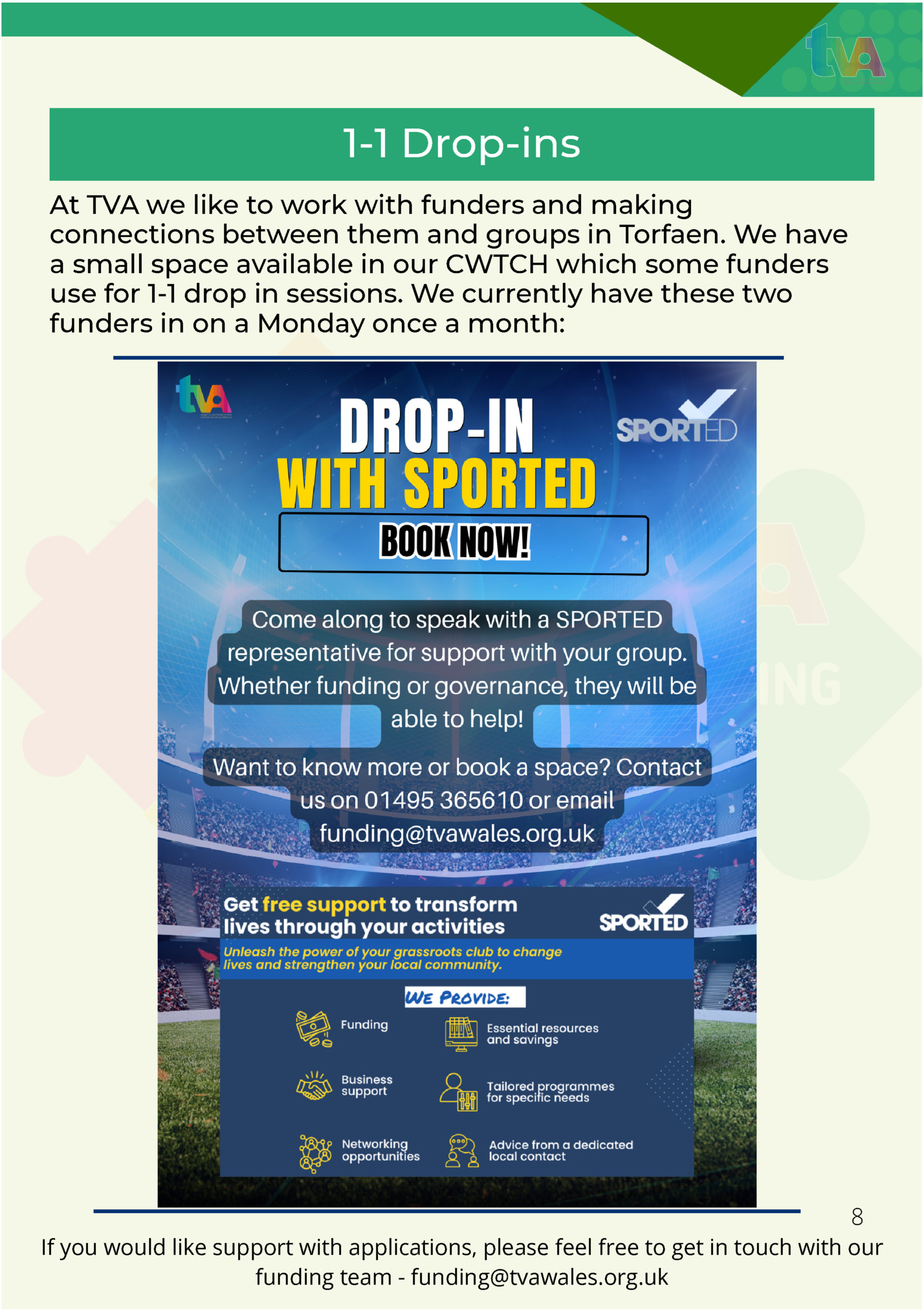 1-1 Drop-ins