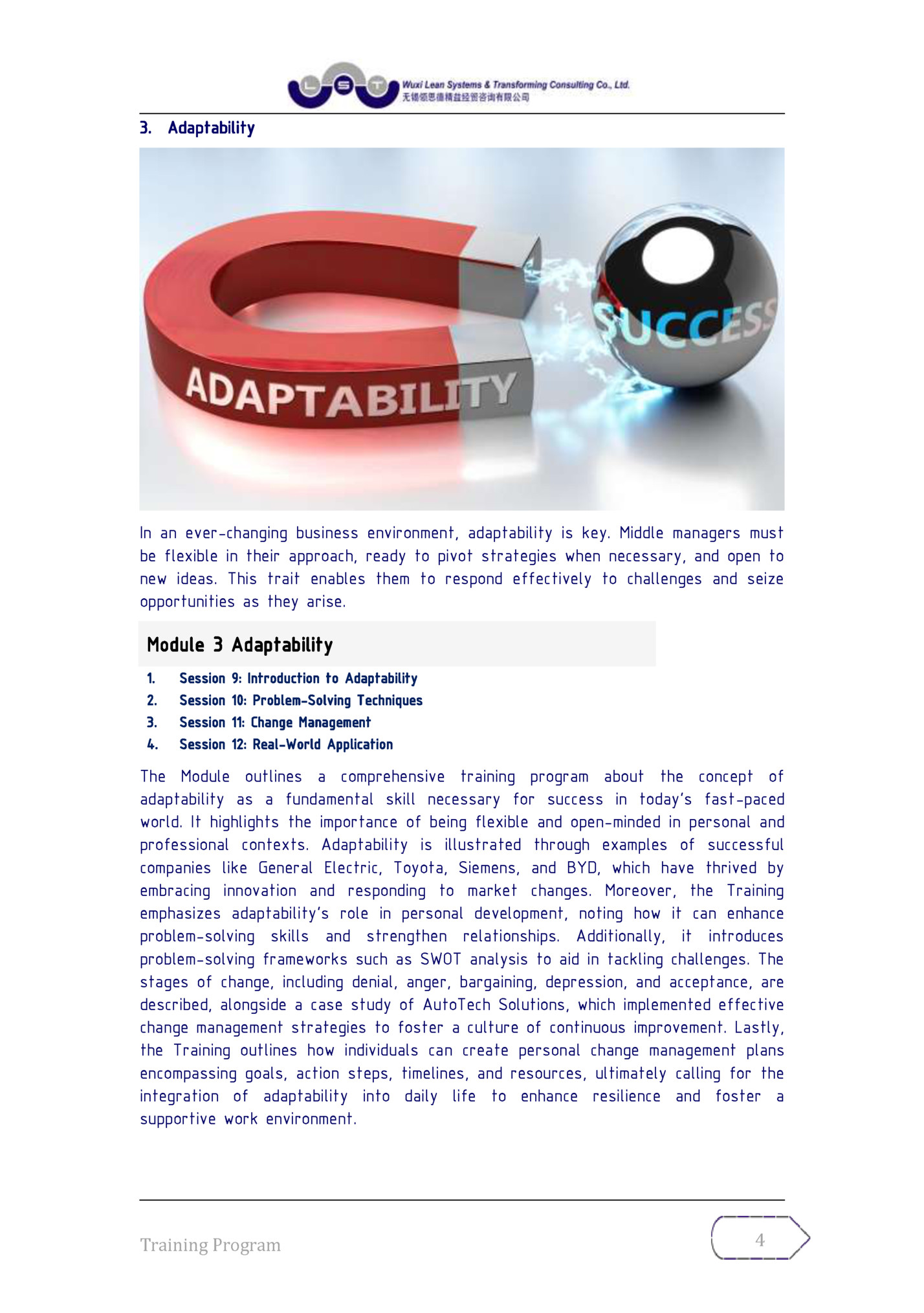 3. Adaptability