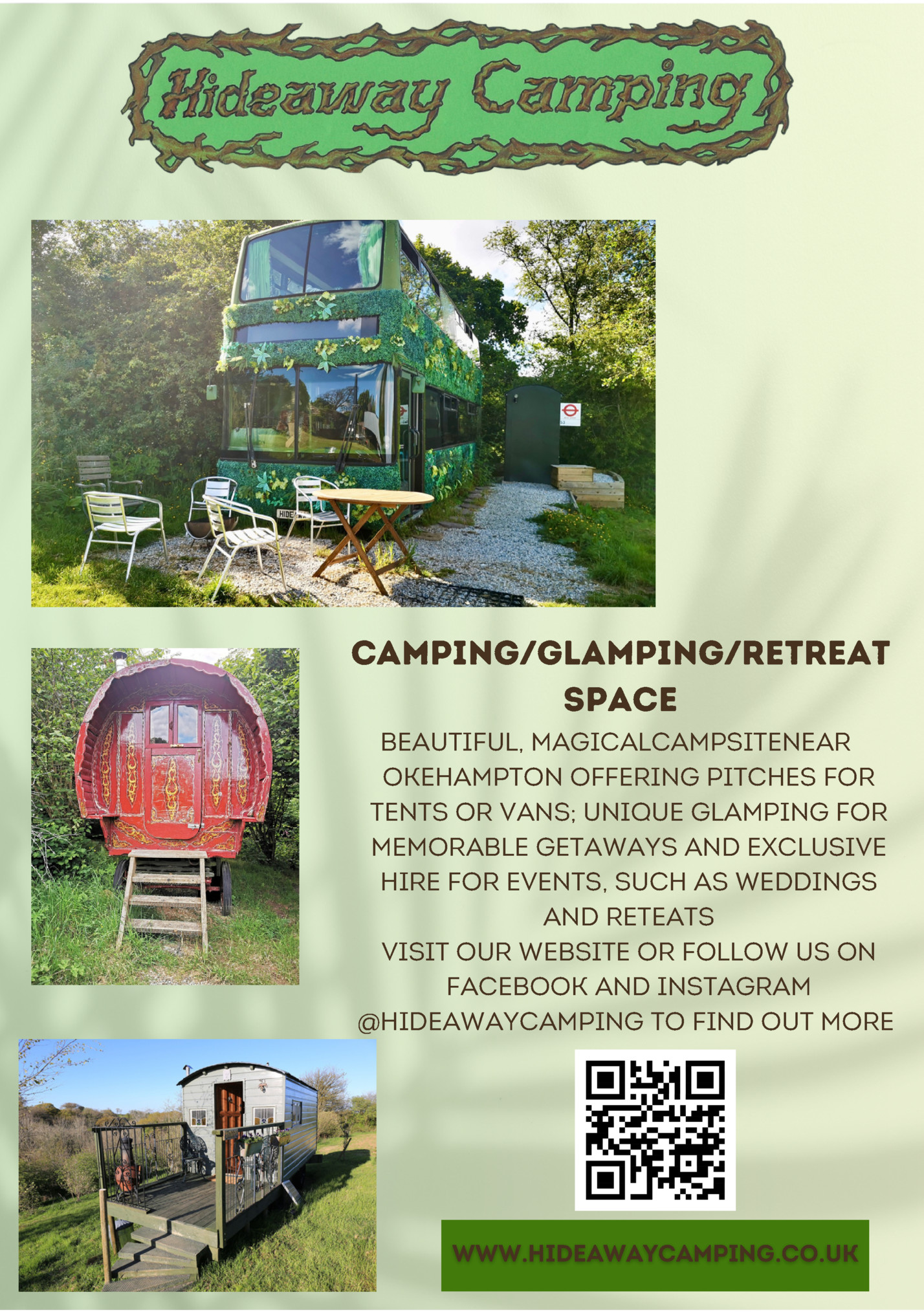 Camping/glamping/retreat