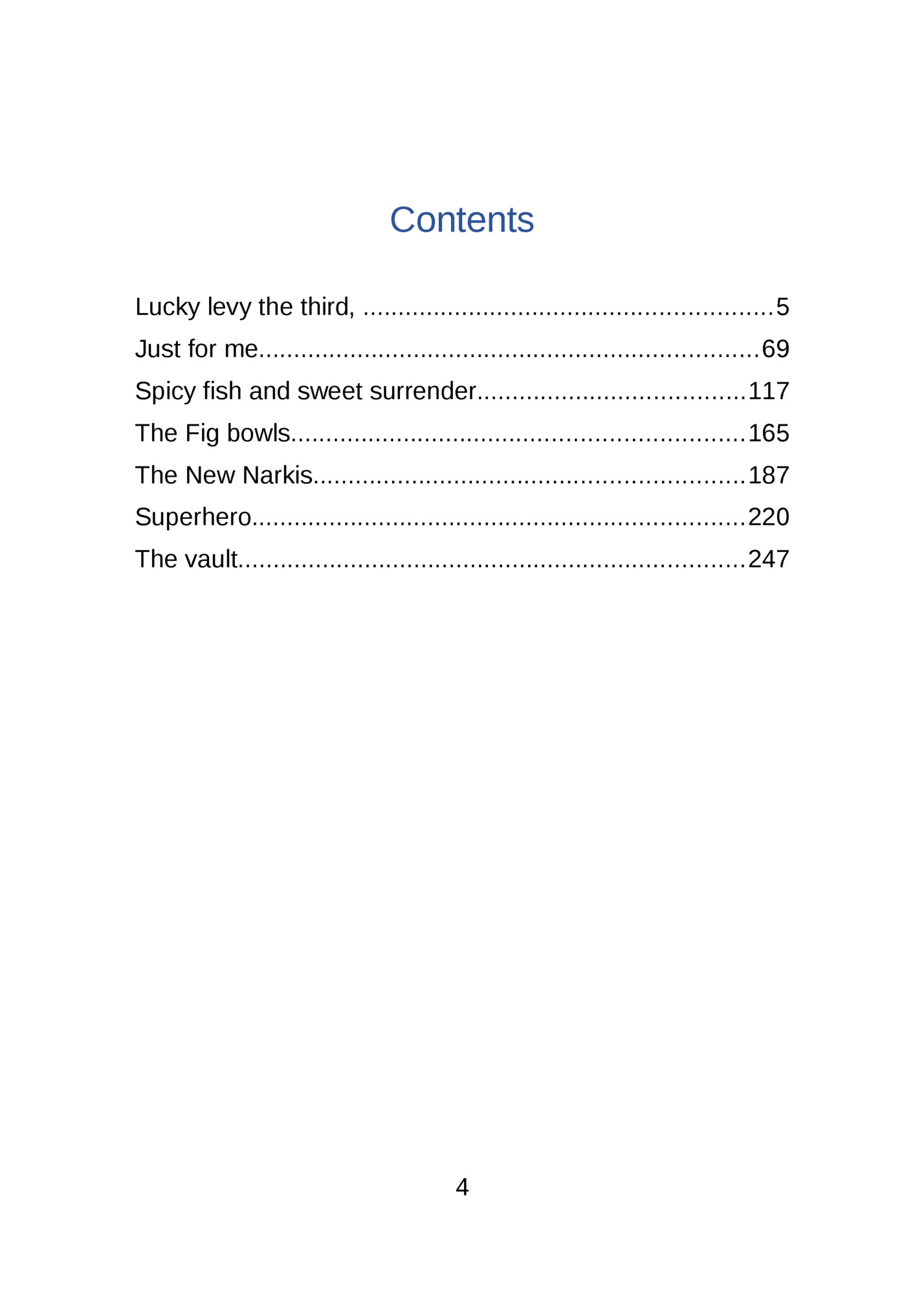 Contents