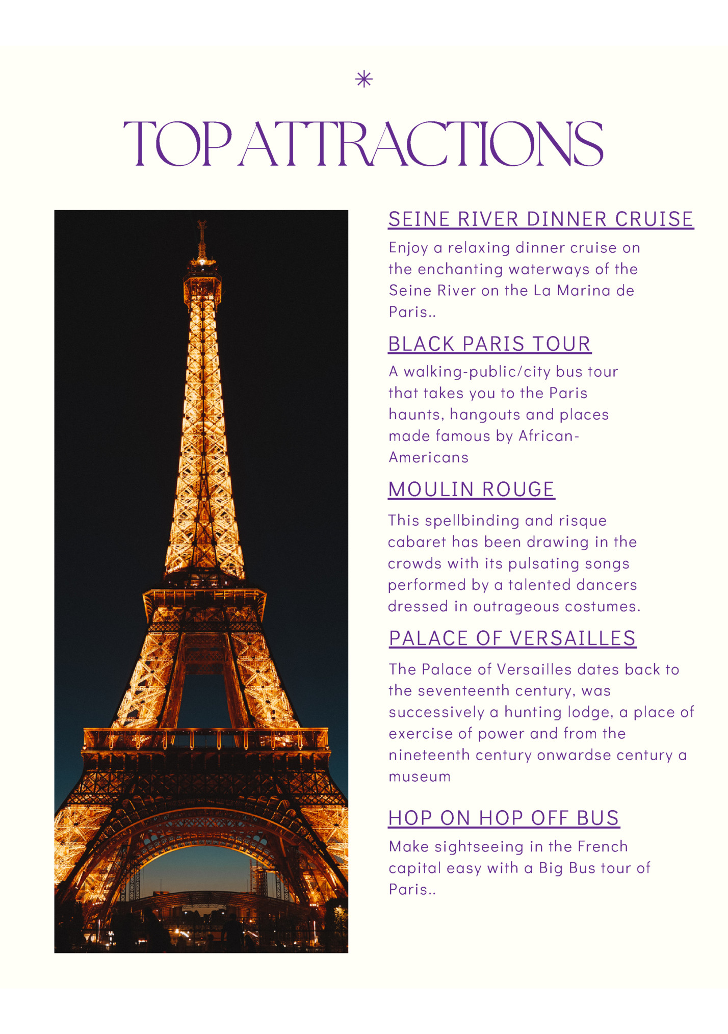 TOP ATTRACTIONS