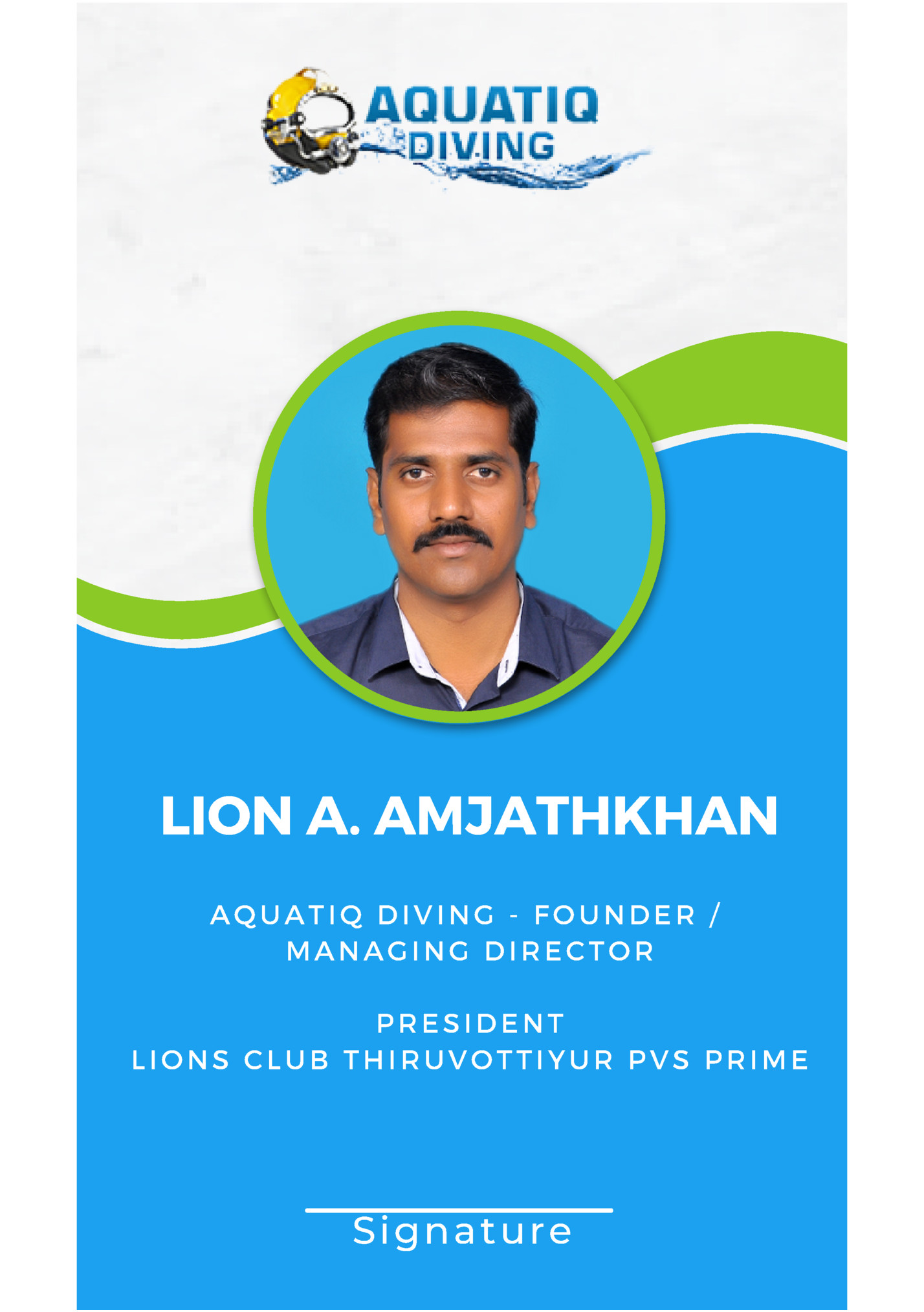 LION A. AMJATHKHAN