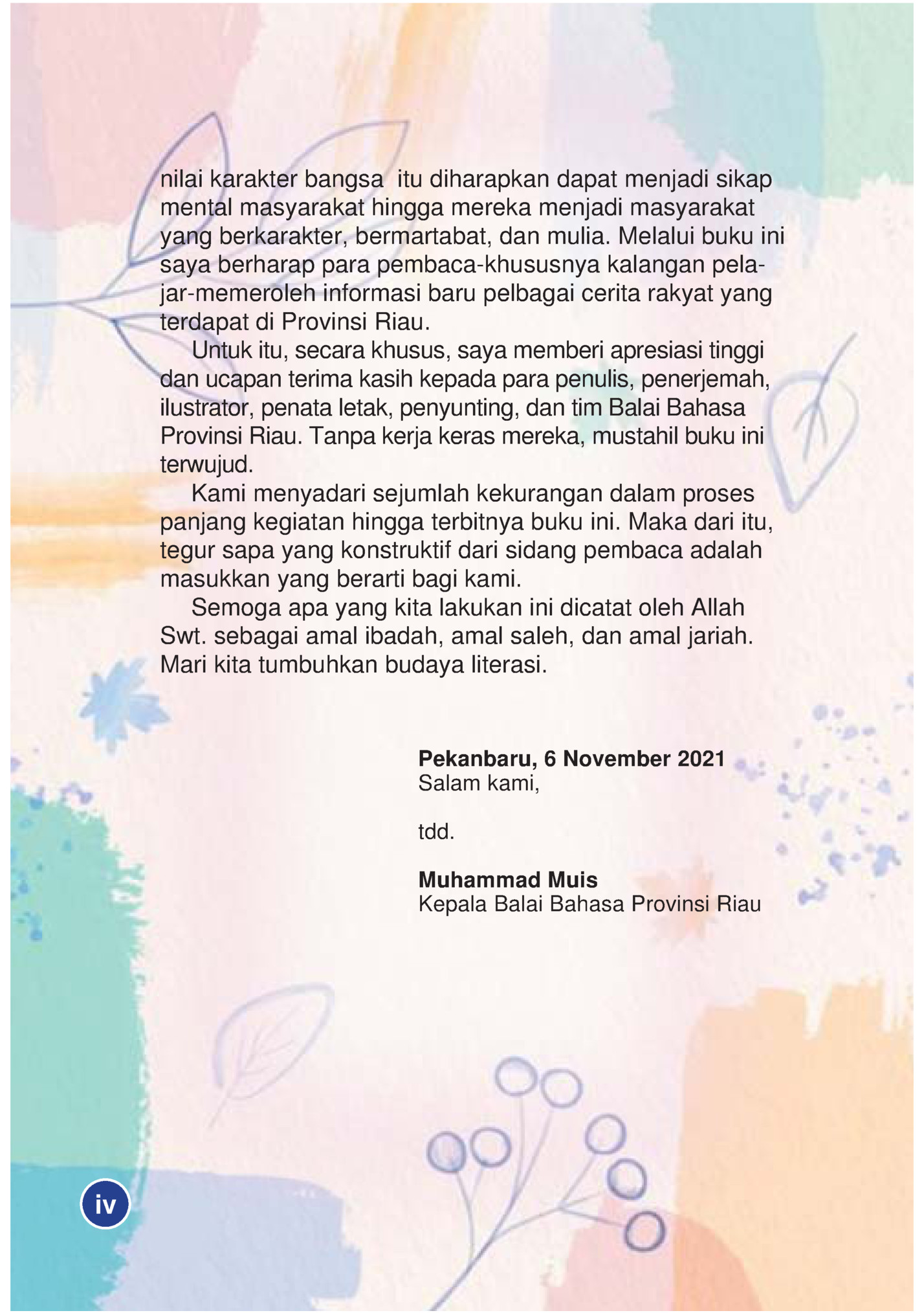 nilai karakter bangsa itu diharapkan dapat menjadi sikap