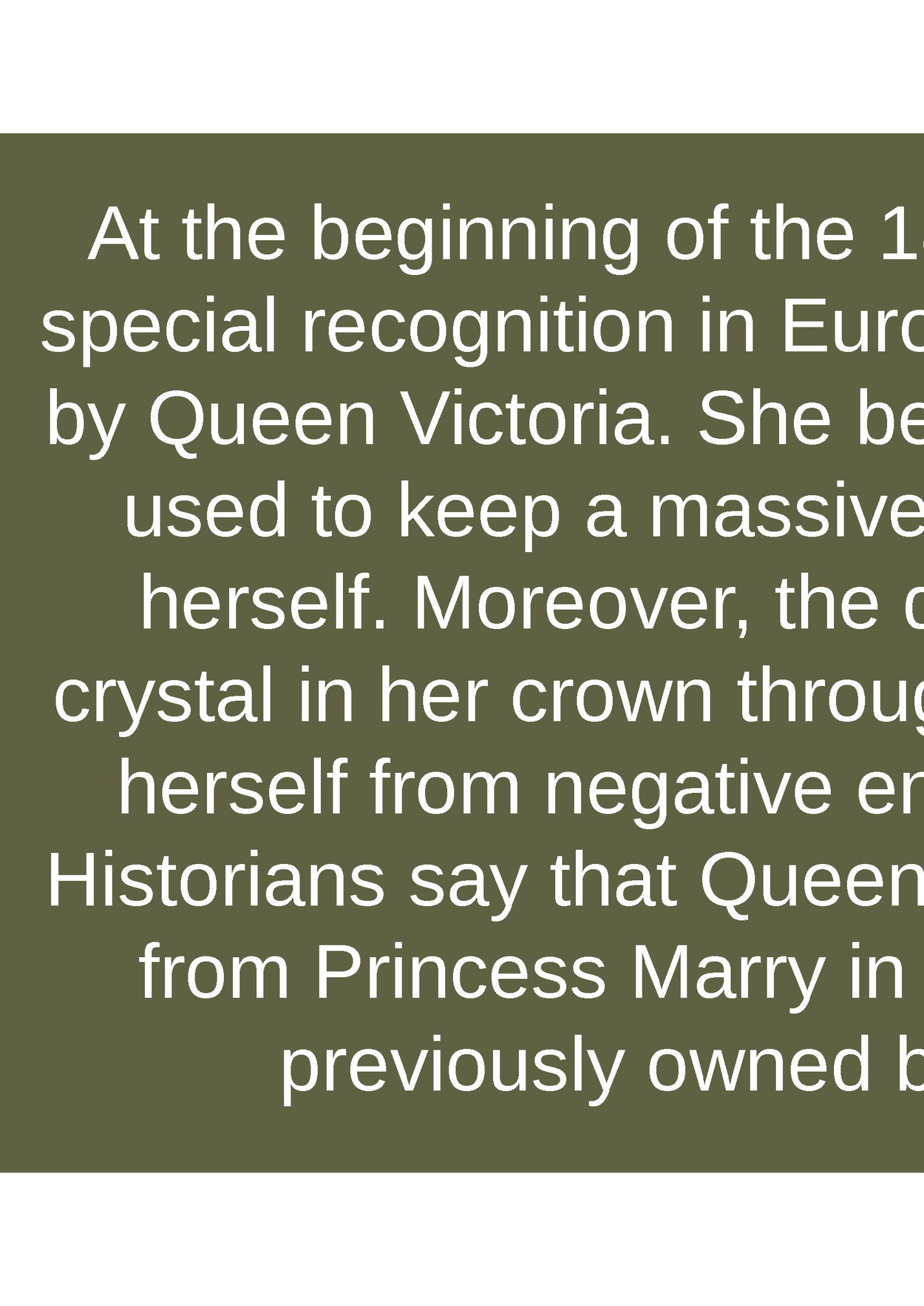 At the beginning of the 18th-century, Opal gained