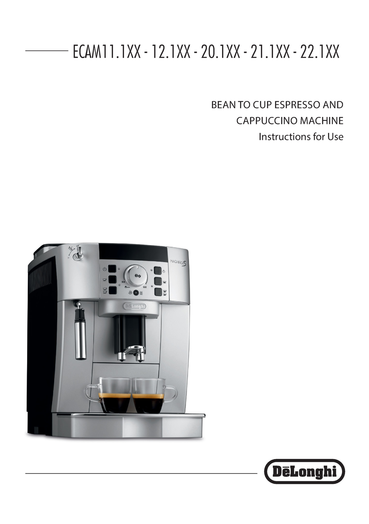 ECAM11.1XX - 12.1XX - 20.1XX - 21.1XX - 22.1XX ECAM11.1XX - 12.1XX - 20.1XX - 21.1XX - 22.1XX