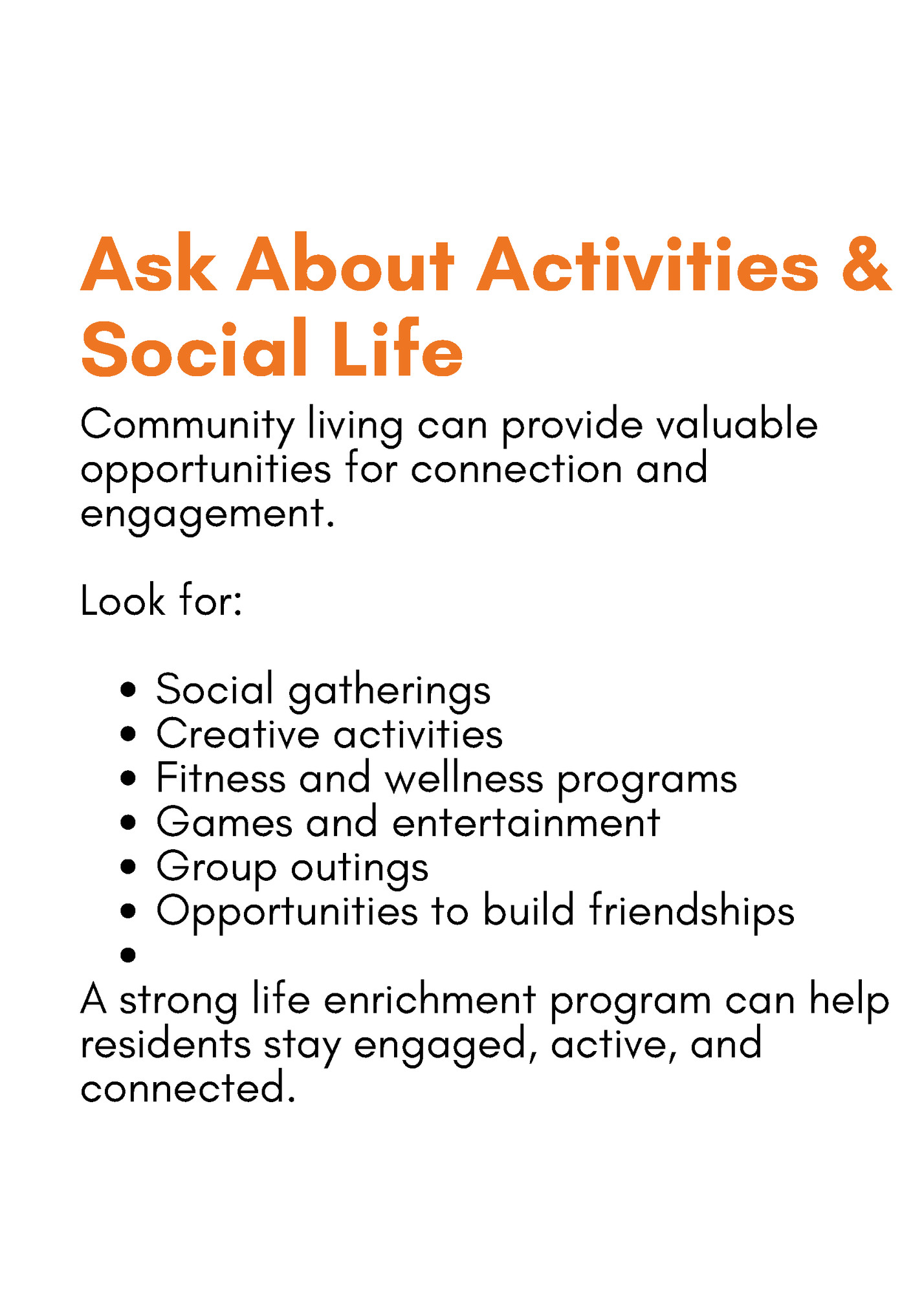 Ask About Activities & Ask About Activities &
