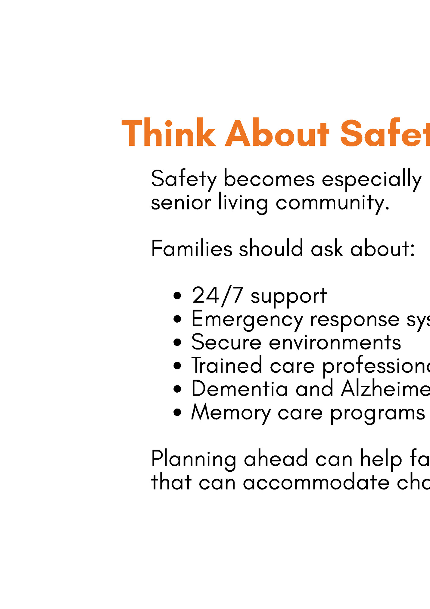 Think About Safety & Memory Care Think About Safety & Memory Care
