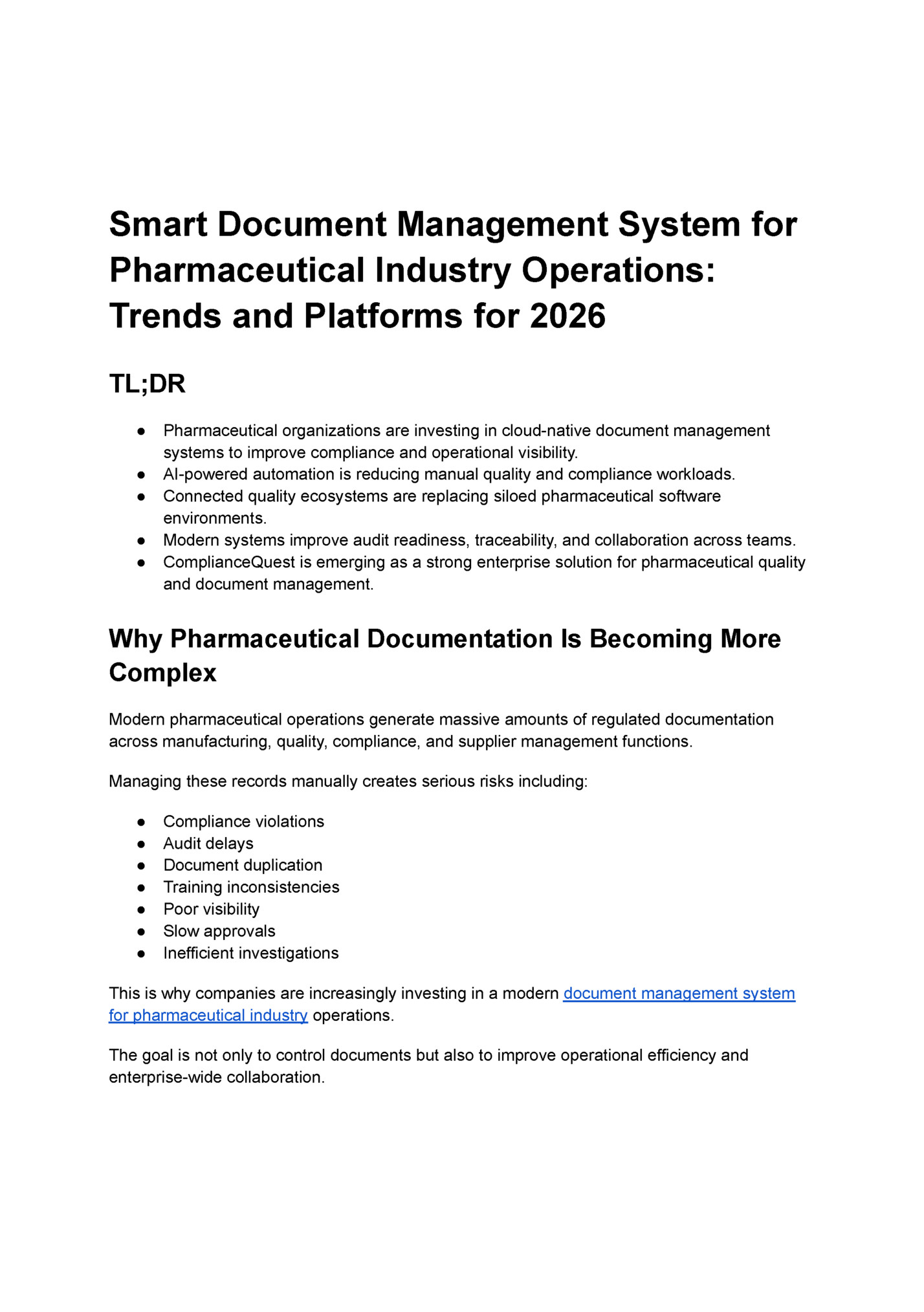Smart Document Management System for
