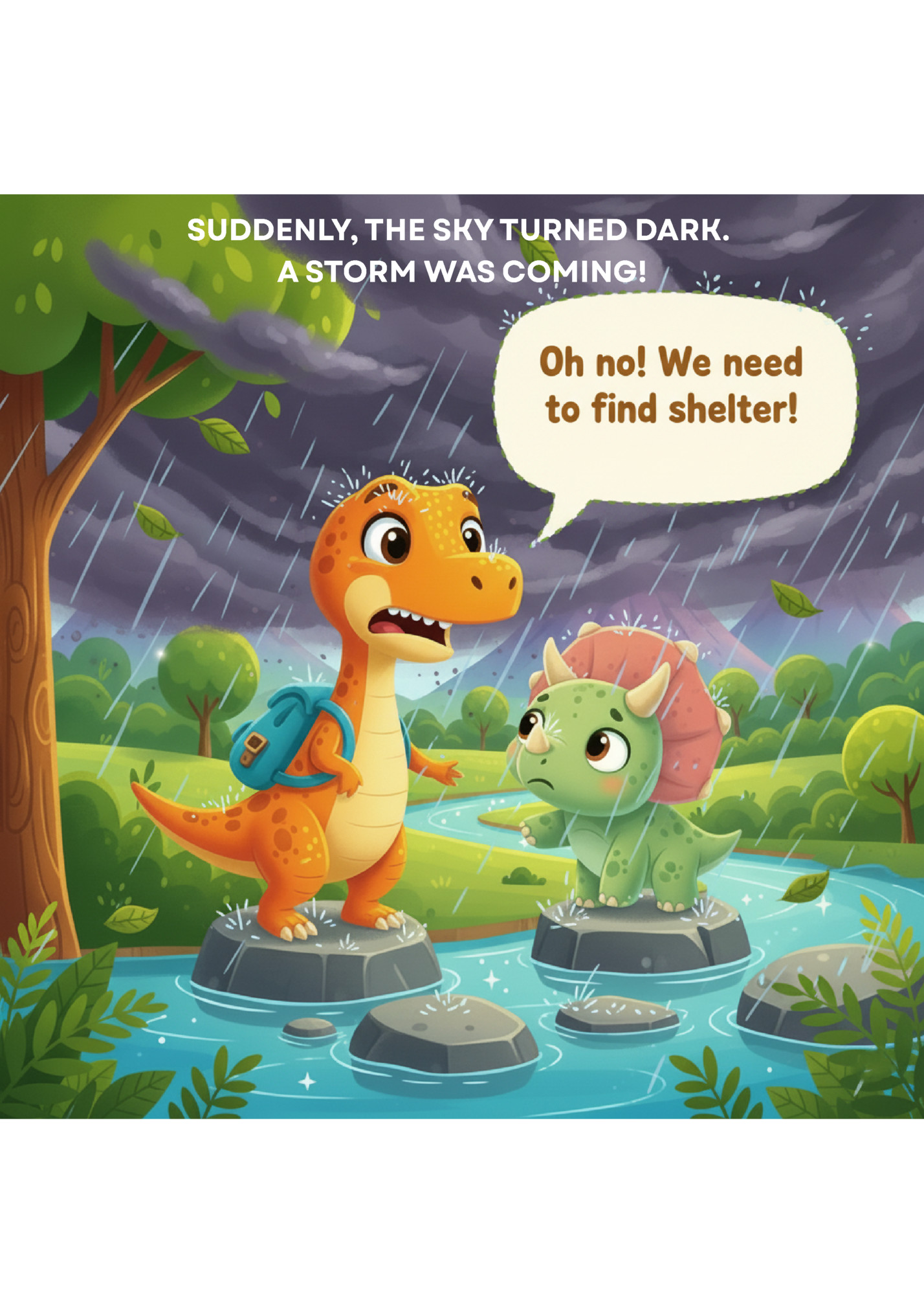 SUDDENLY, THE SKY TURNED DARK.